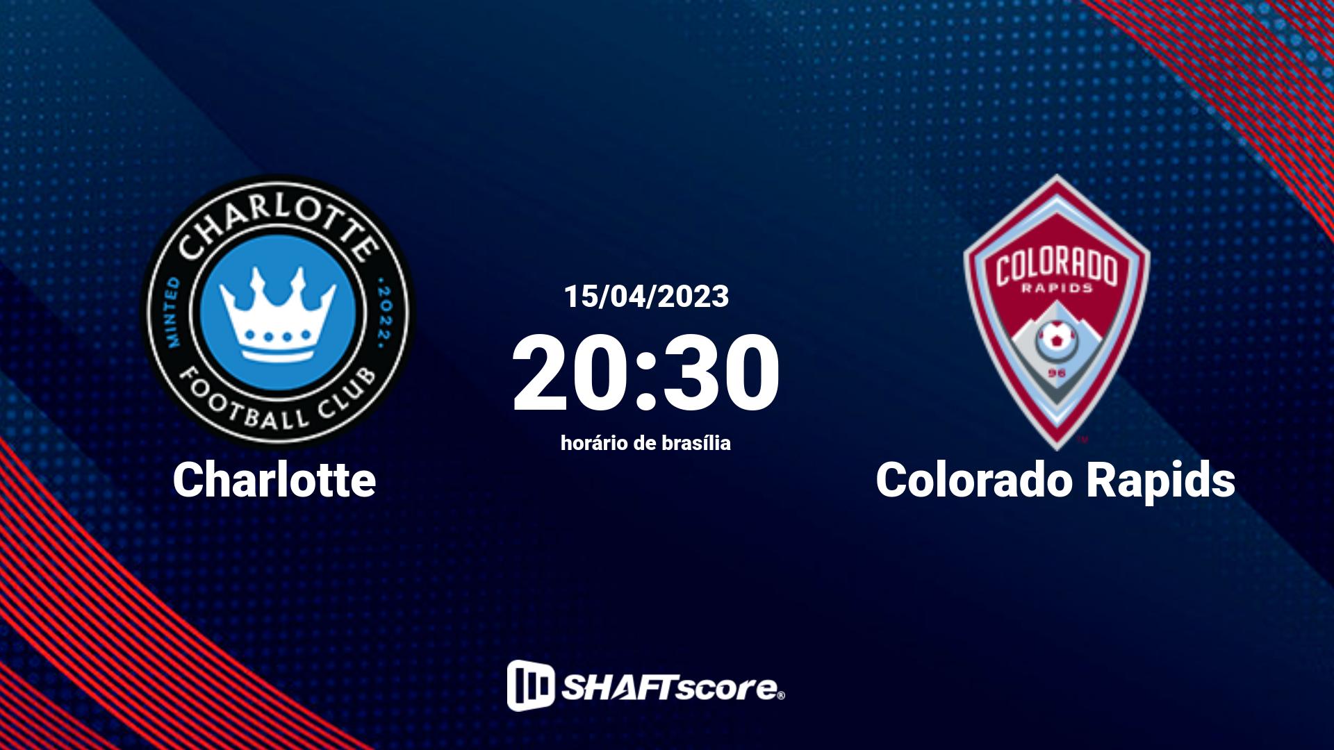 Estatísticas do jogo Charlotte vs Colorado Rapids 15.04 20:30