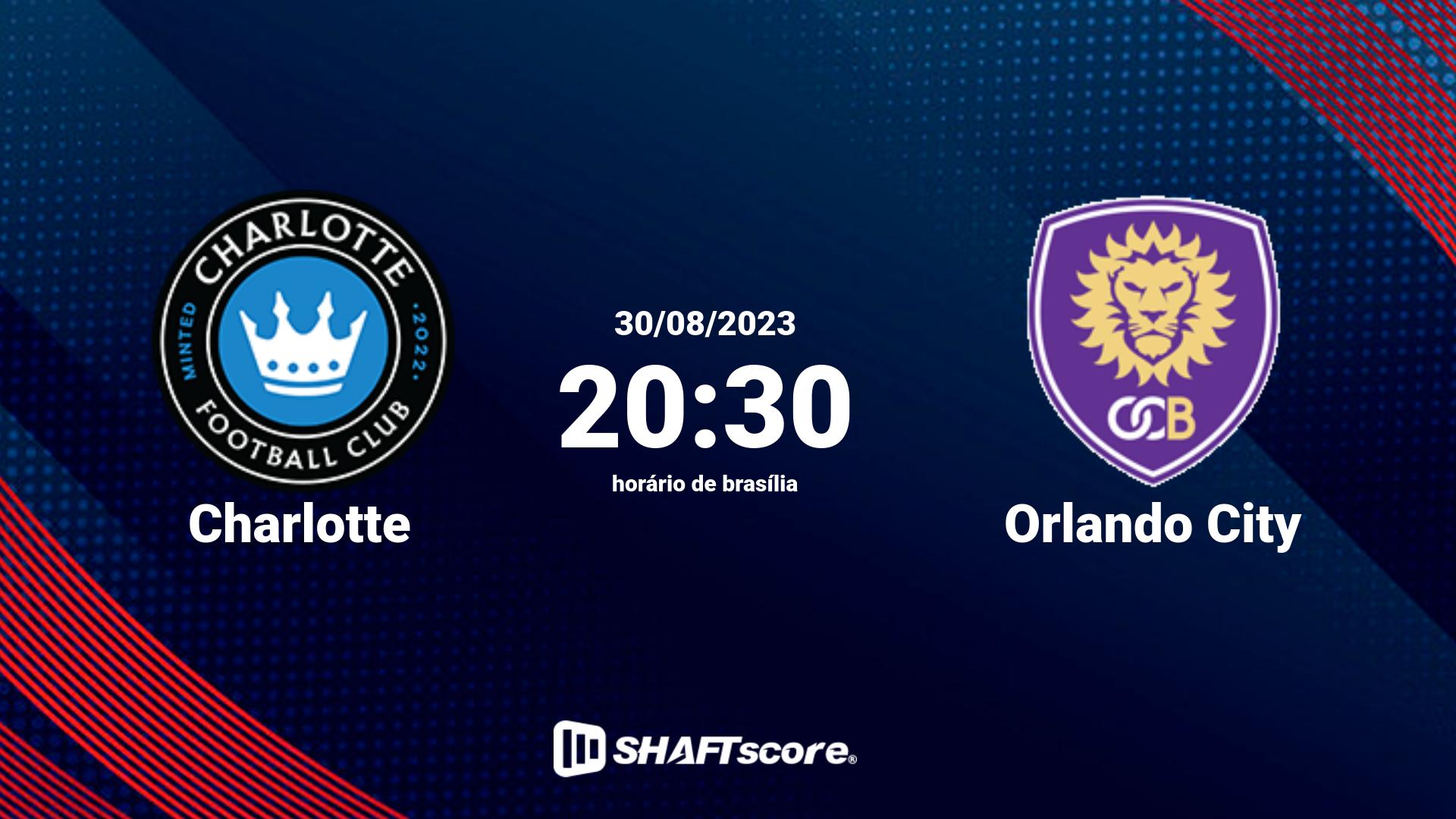 Estatísticas do jogo Charlotte vs Orlando City 30.08 20:30