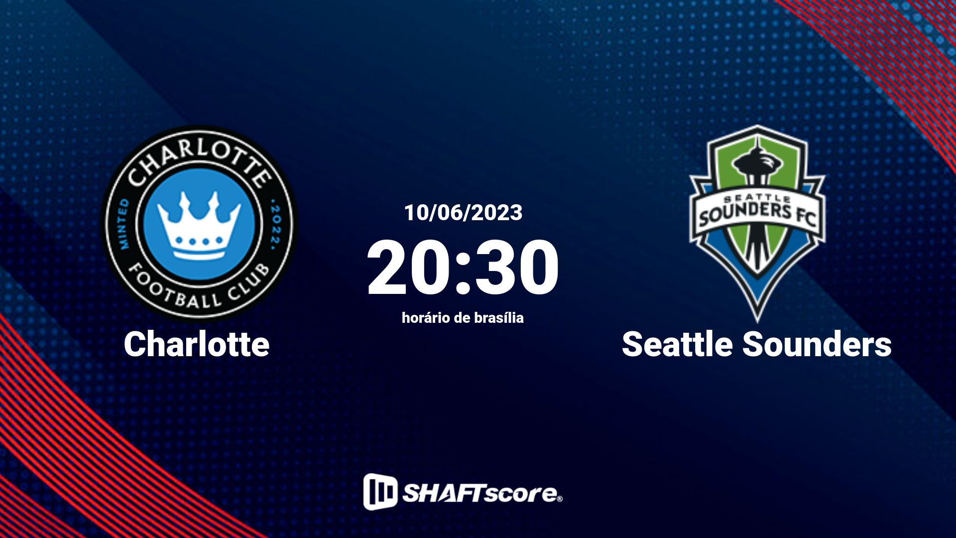 Estatísticas do jogo Charlotte vs Seattle Sounders 10.06 20:30