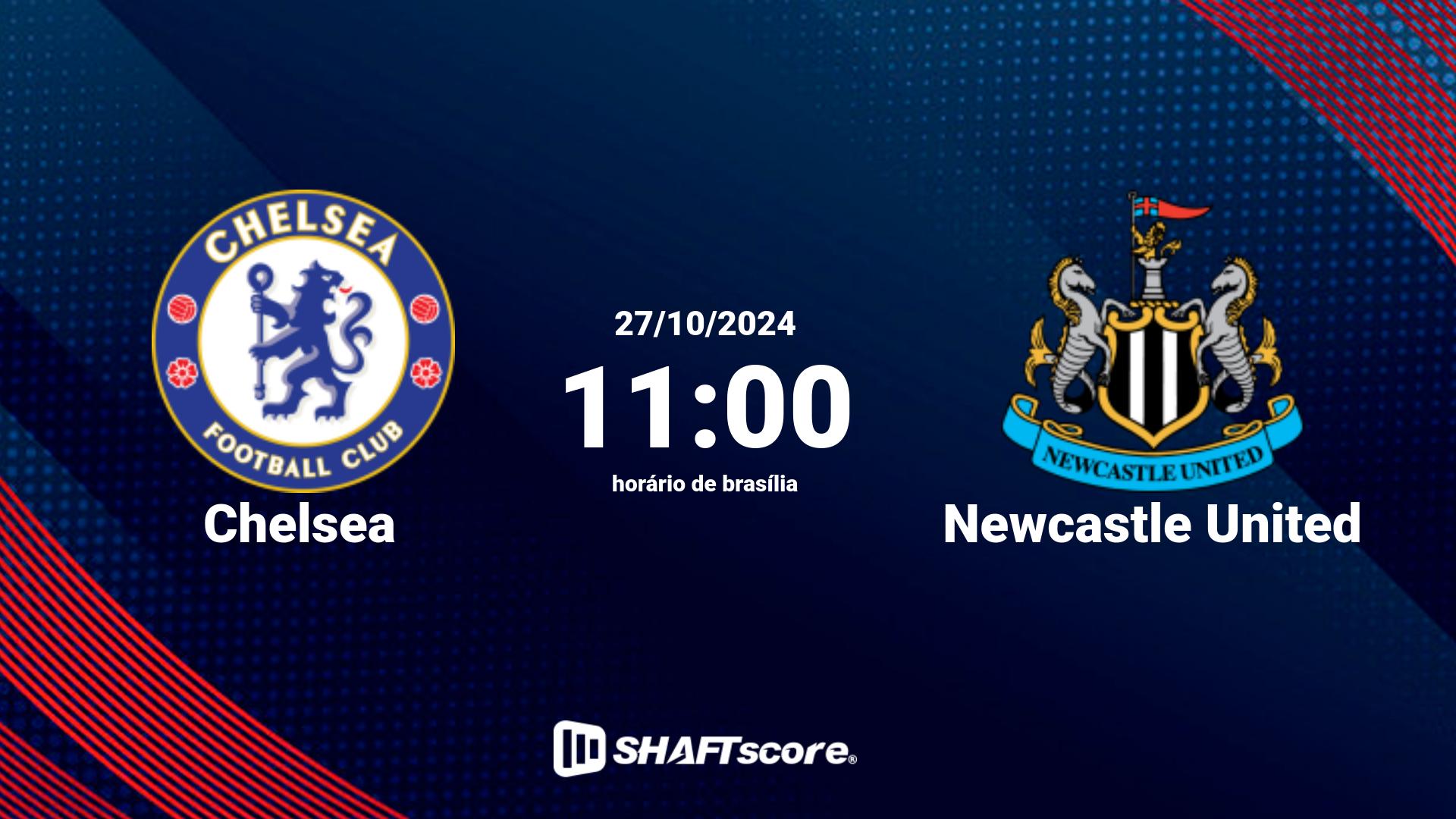 Estatísticas do jogo Chelsea vs Newcastle United 27.10 11:00