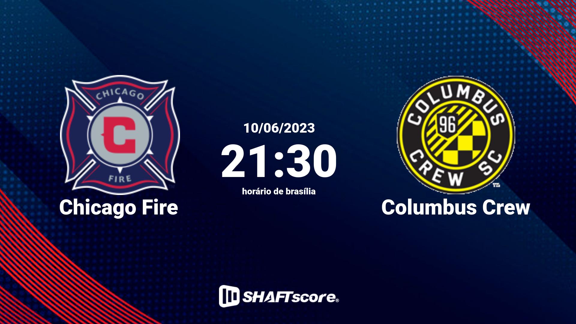 Estatísticas do jogo Chicago Fire vs Columbus Crew 10.06 21:30