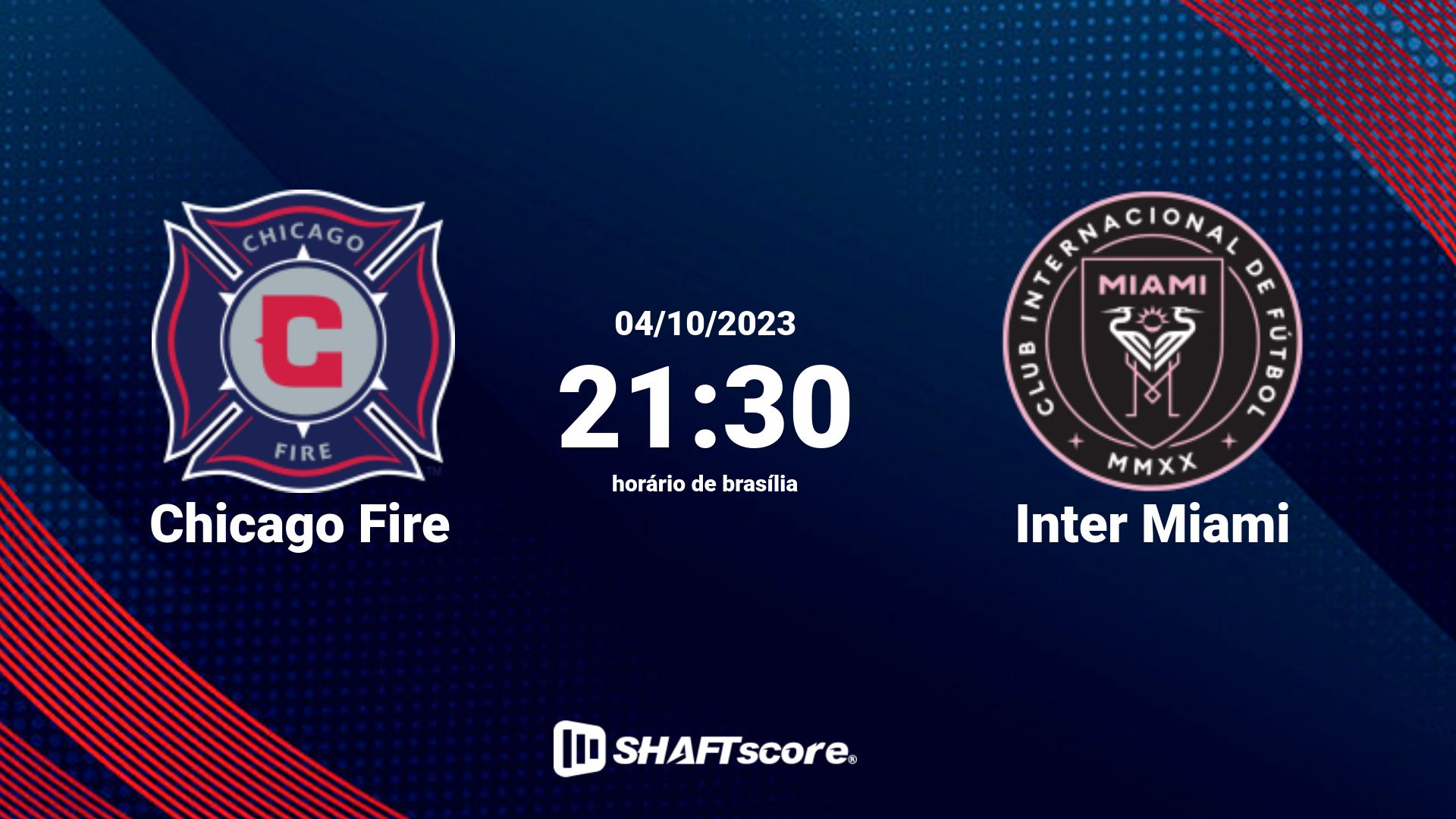 Estatísticas do jogo Chicago Fire vs Inter Miami 04.10 21:30