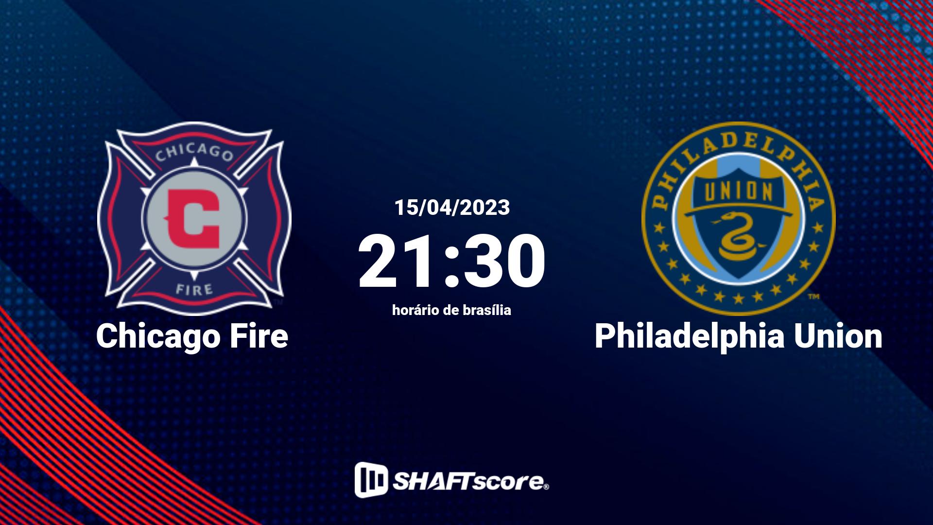 Estatísticas do jogo Chicago Fire vs Philadelphia Union 15.04 21:30