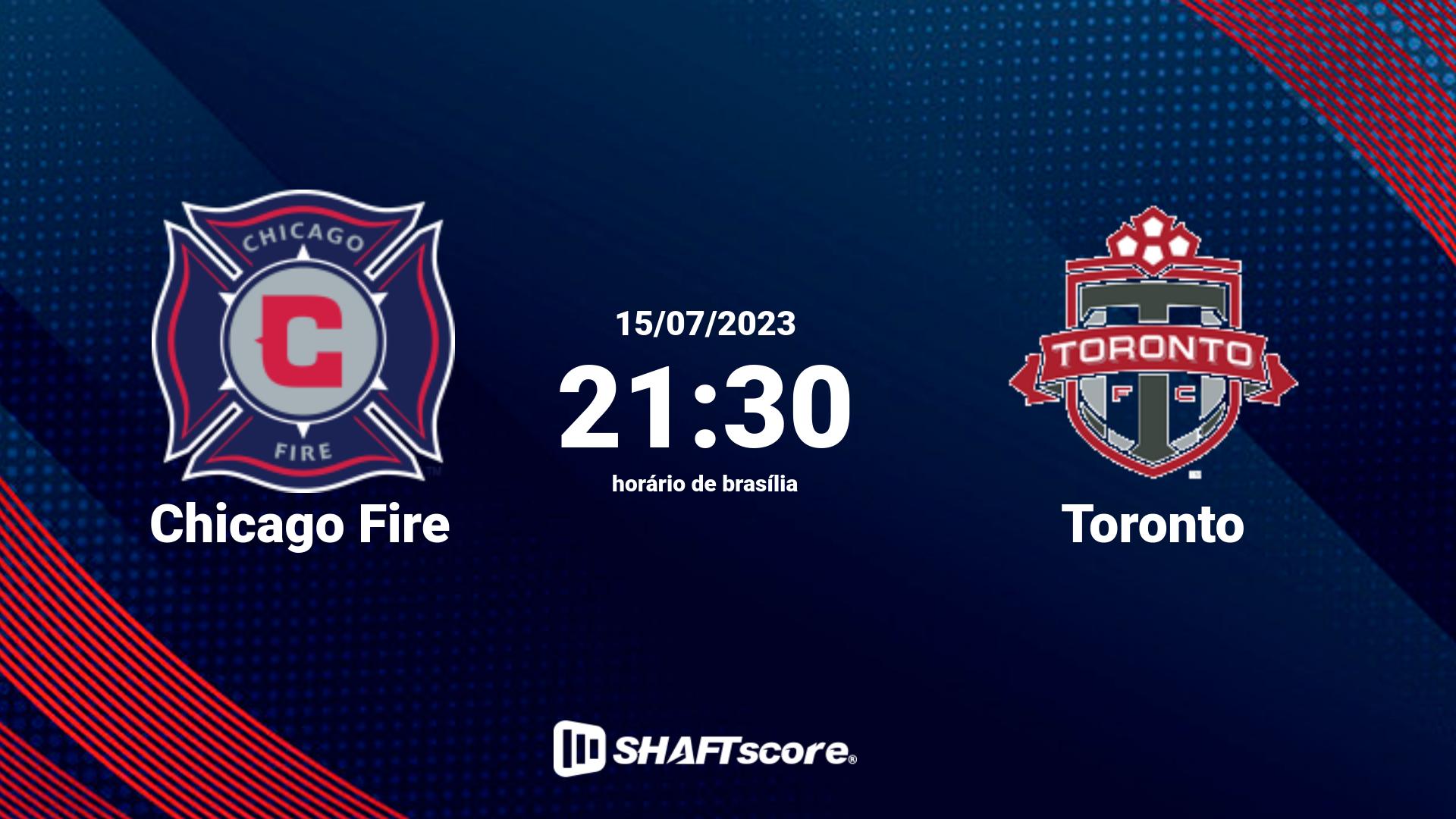 Estatísticas do jogo Chicago Fire vs Toronto 15.07 21:30