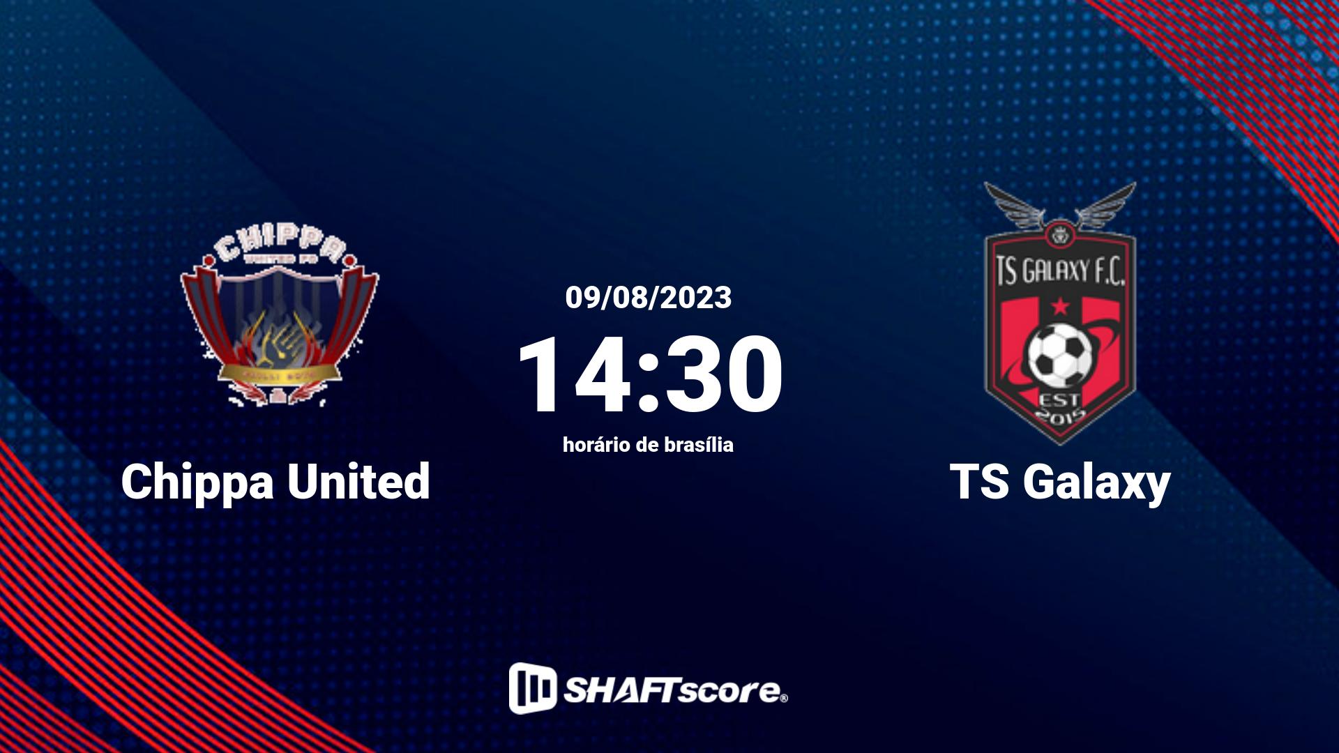 Estatísticas do jogo Chippa United vs TS Galaxy 09.08 14:30