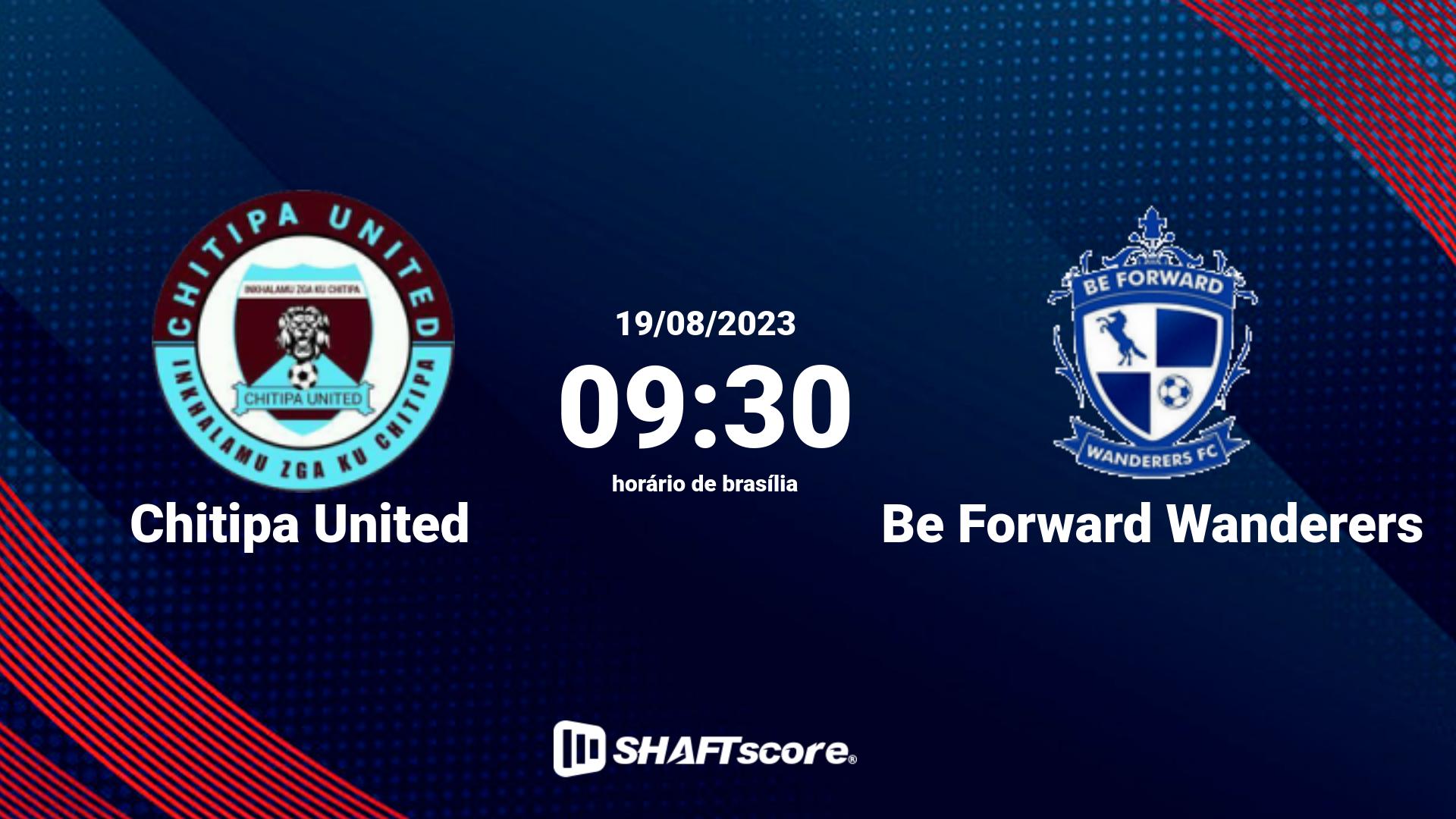 Estatísticas do jogo Chitipa United vs Be Forward Wanderers 19.08 09:30