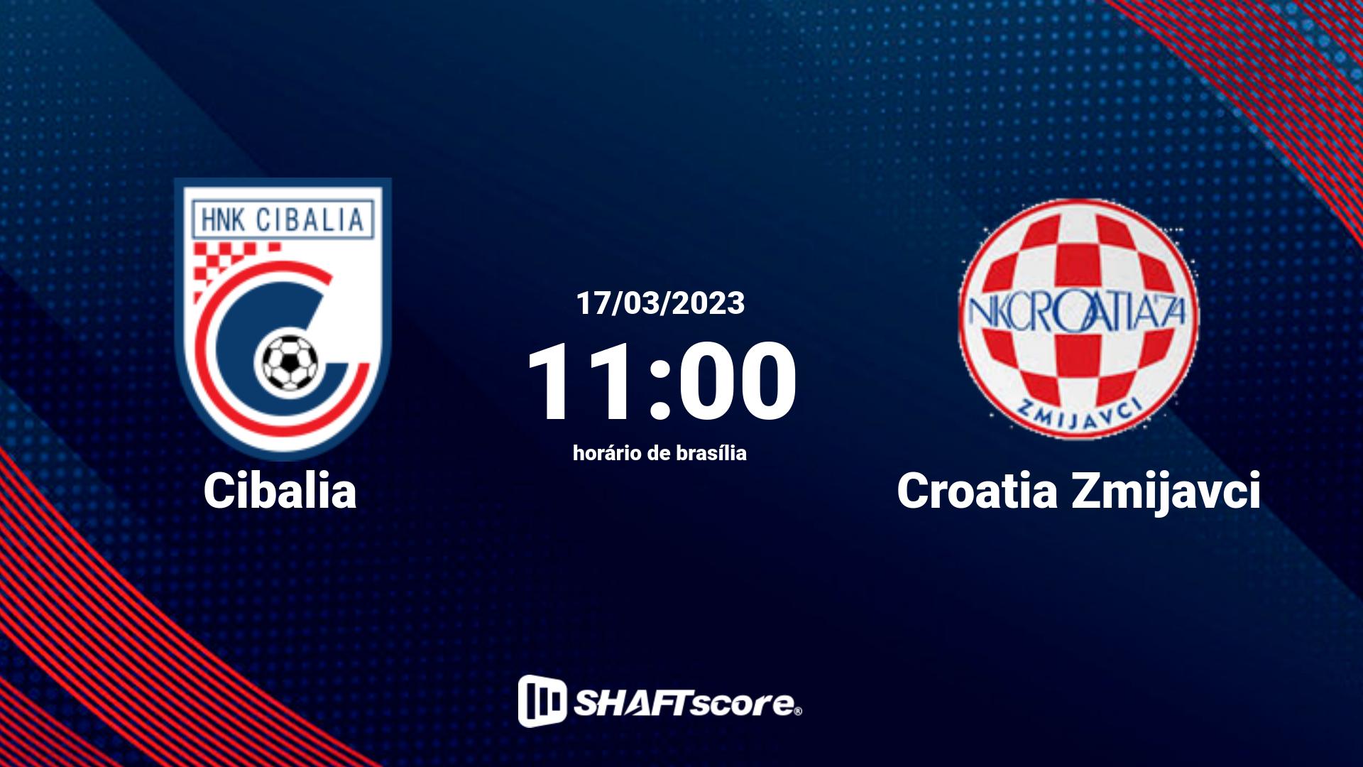 Estatísticas do jogo Cibalia vs Croatia Zmijavci 17.03 11:00