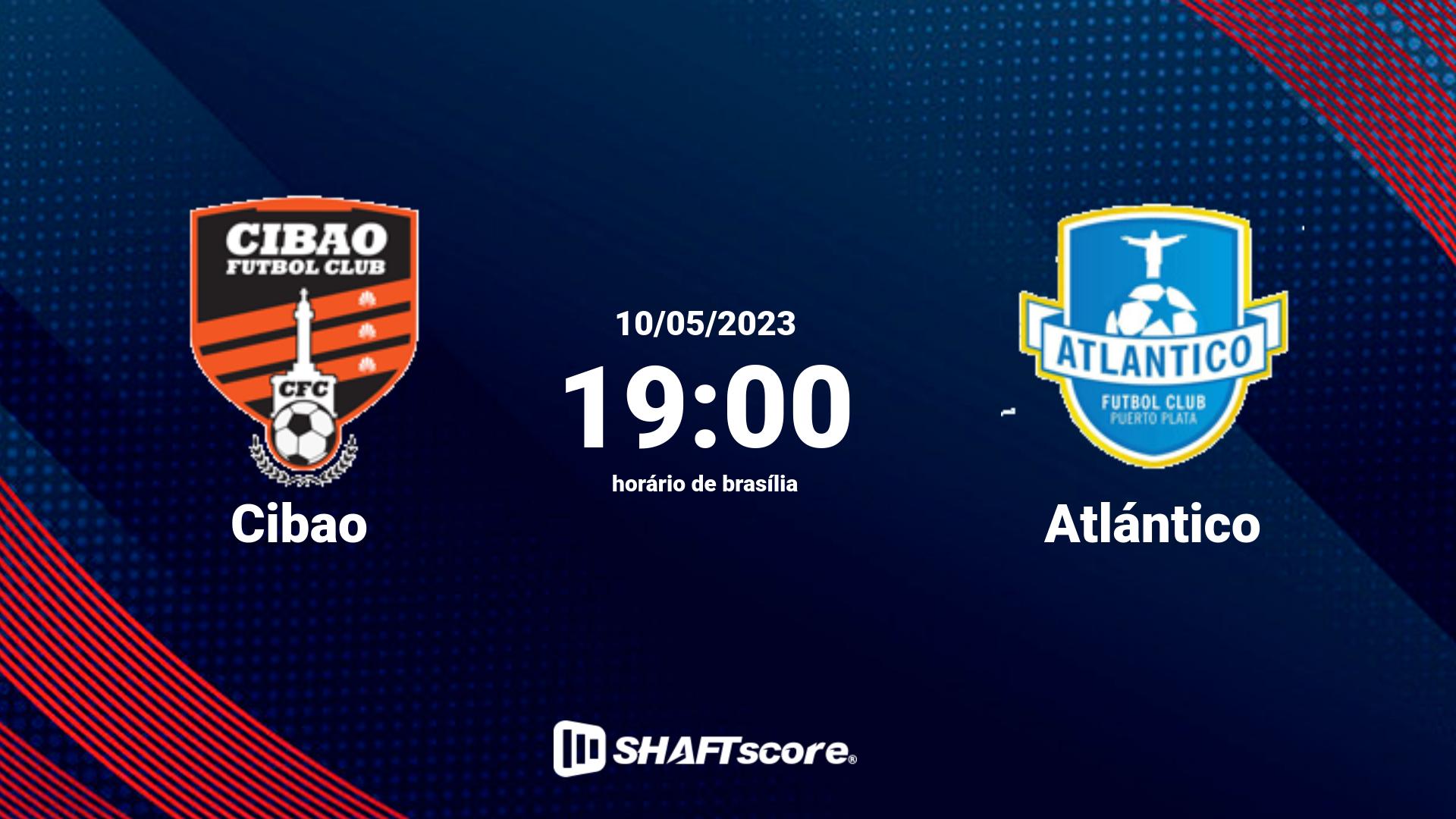 Estatísticas do jogo Cibao vs Atlántico 10.05 19:00