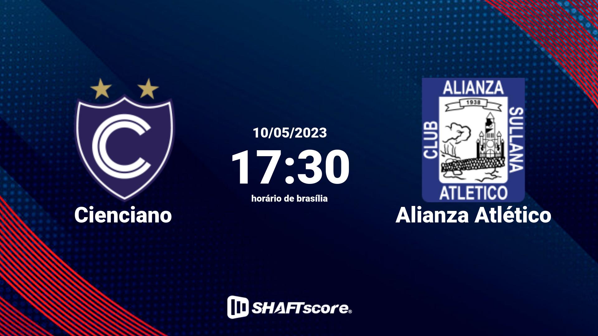 Estatísticas do jogo Cienciano vs Alianza Atlético 10.05 17:30