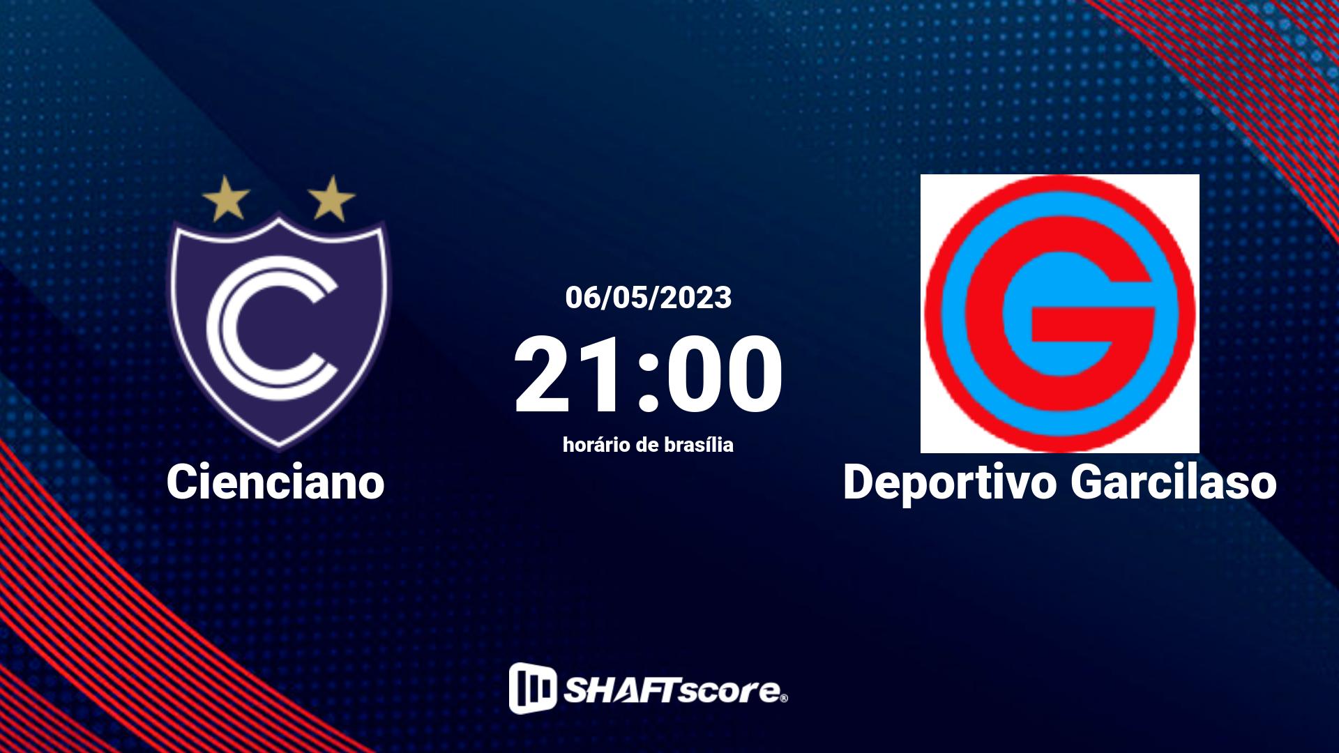 Estatísticas do jogo Cienciano vs Deportivo Garcilaso 06.05 21:00