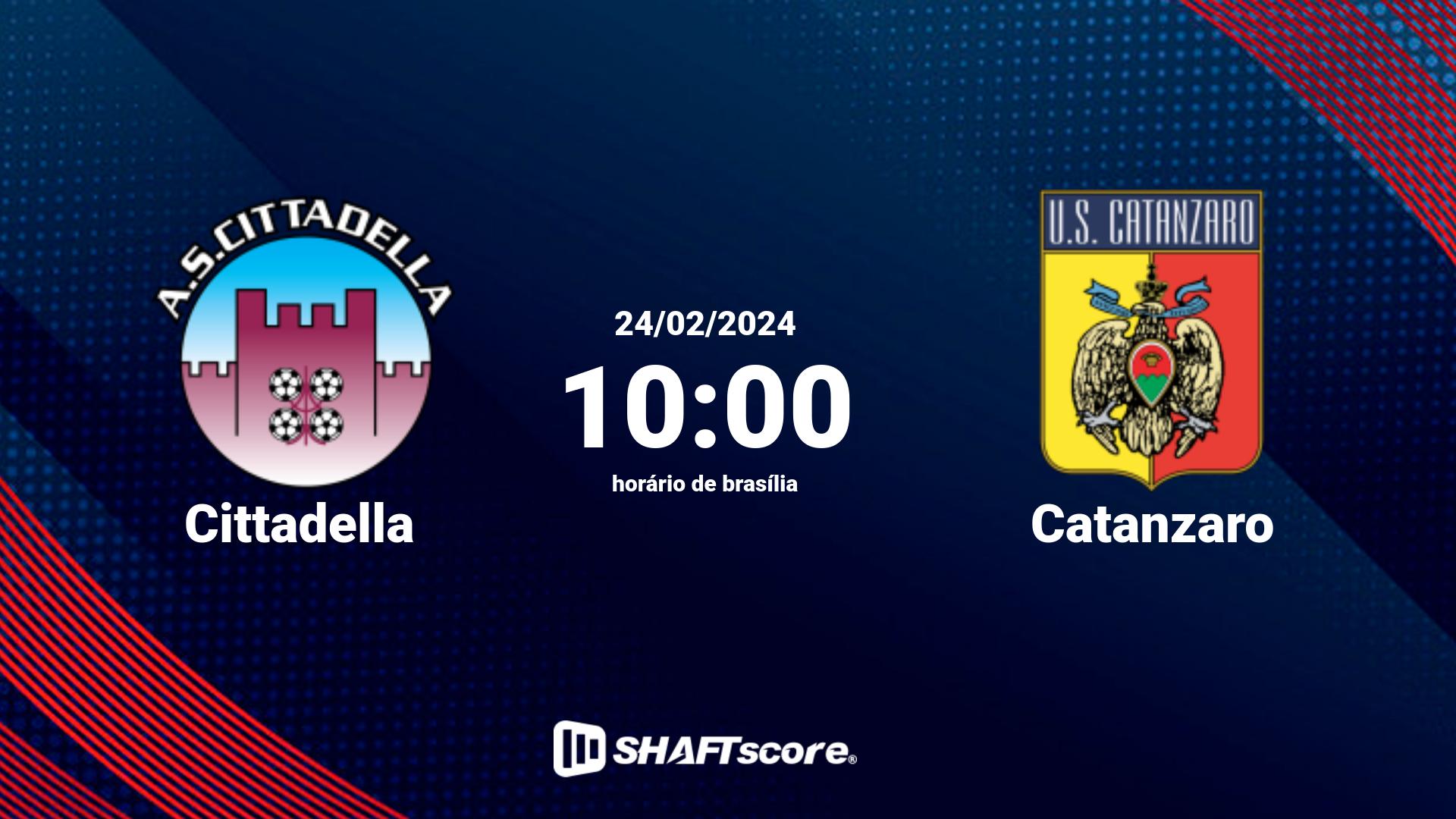 Estatísticas do jogo Cittadella vs Catanzaro 24.02 10:00