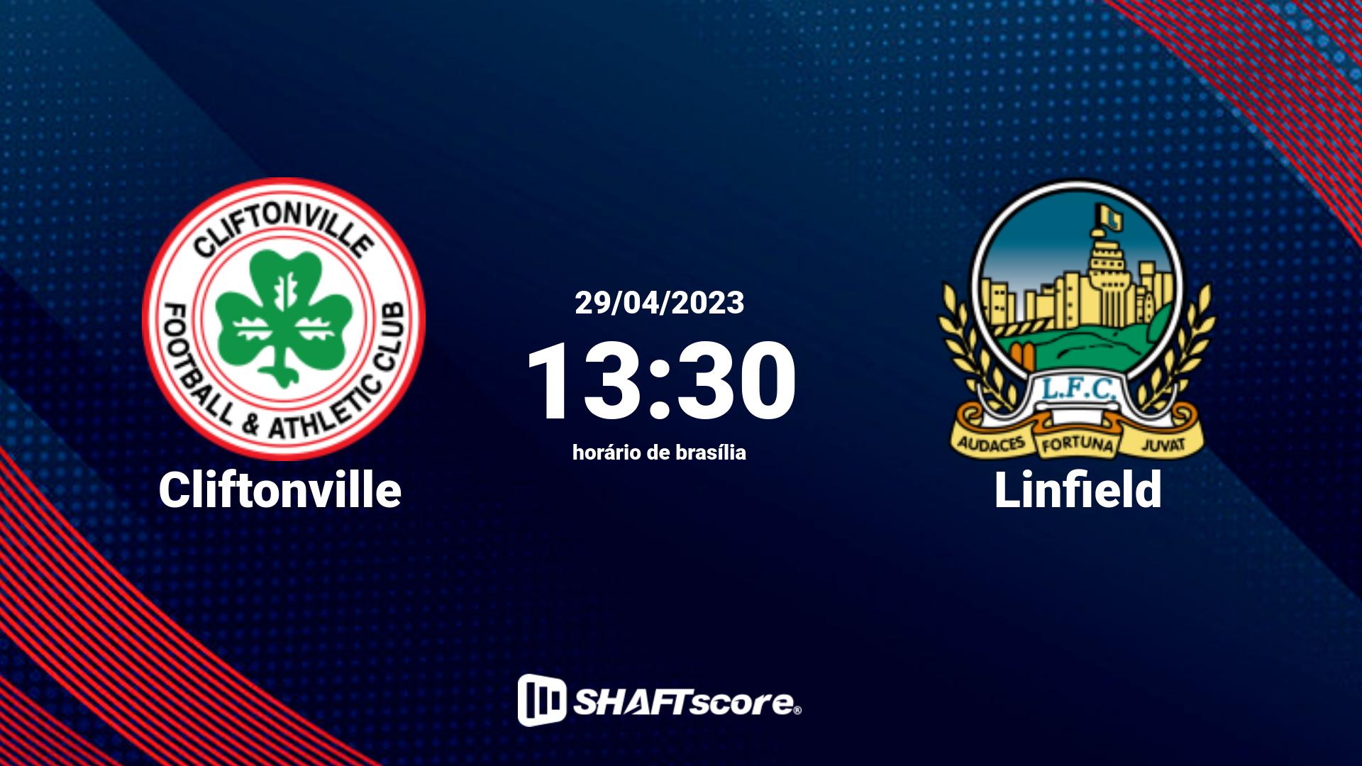 Estatísticas do jogo Cliftonville vs Linfield 29.04 13:30