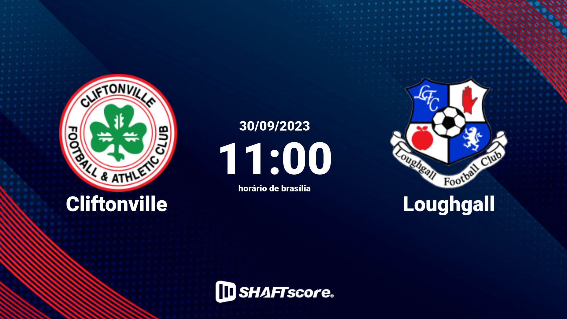 Estatísticas do jogo Cliftonville vs Loughgall 30.09 11:00