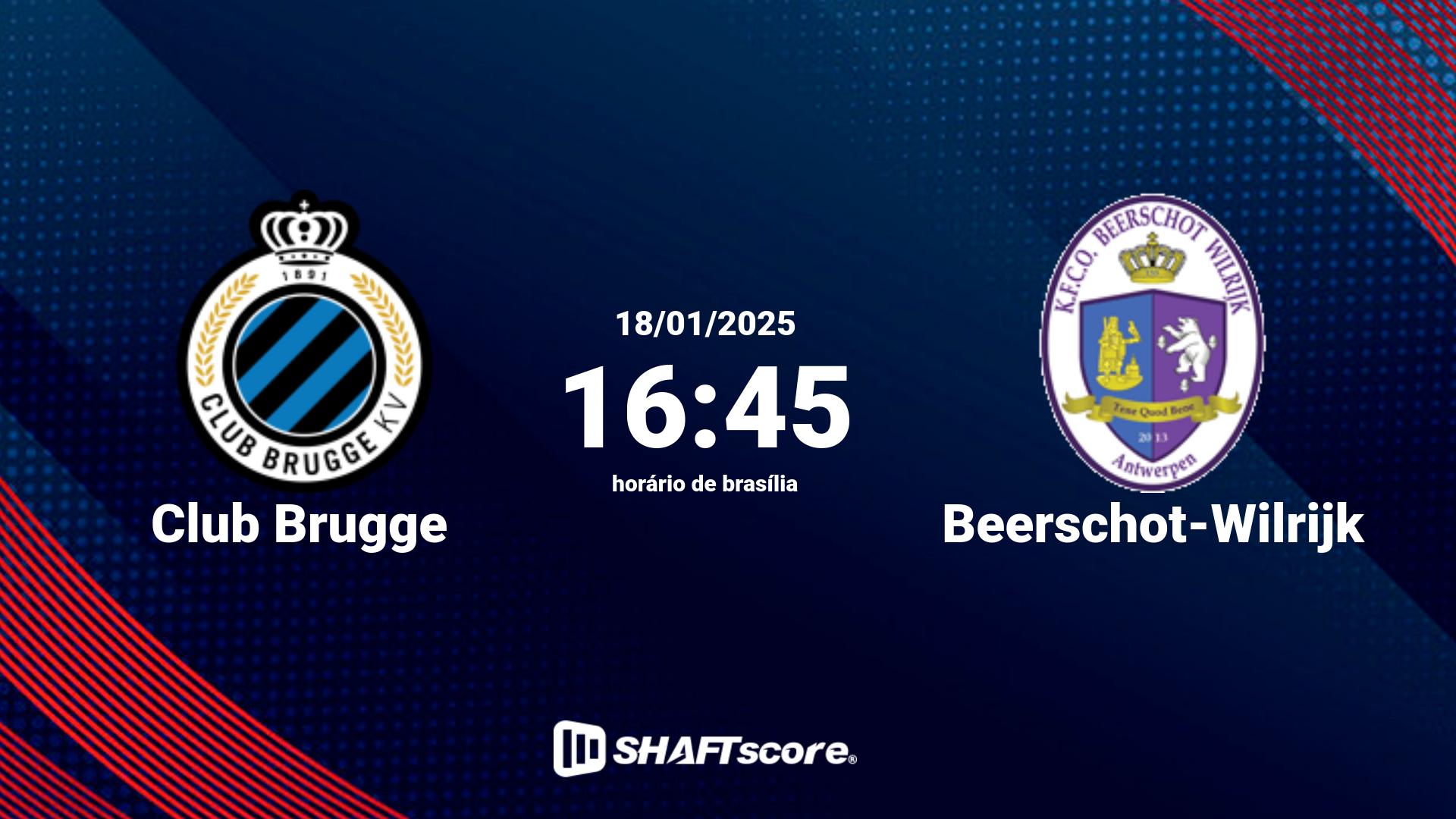 Estatísticas do jogo Club Brugge vs Beerschot-Wilrijk 18.01 16:45