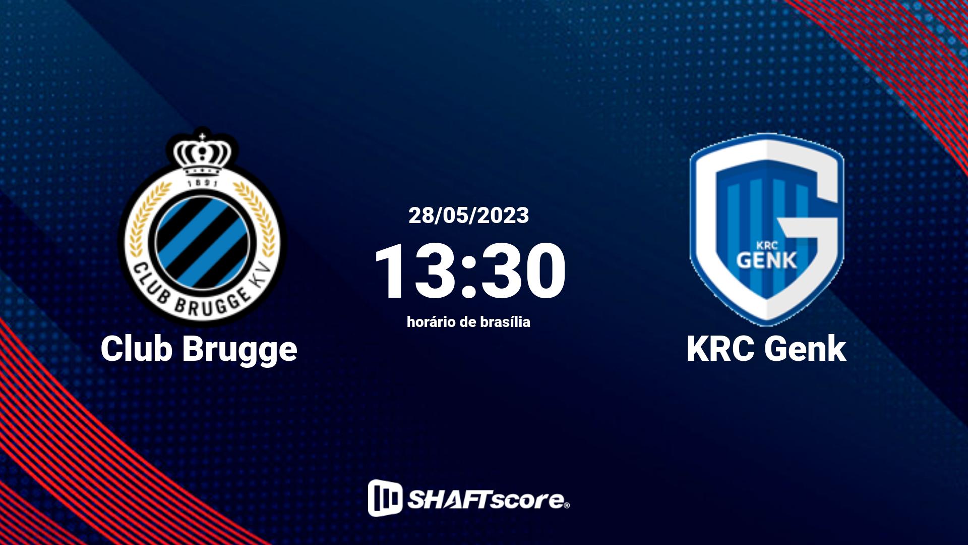 Estatísticas do jogo Club Brugge vs KRC Genk 28.05 13:30