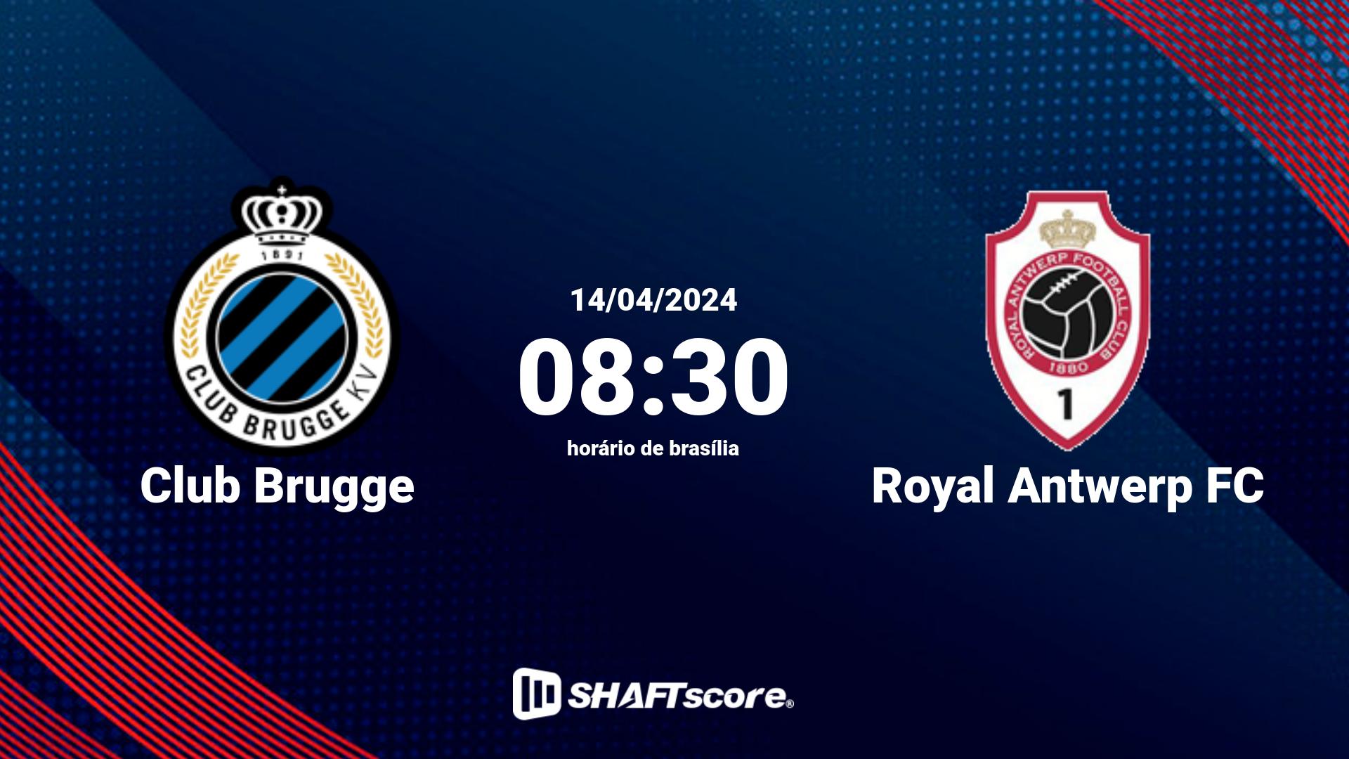 Estatísticas do jogo Club Brugge vs Royal Antwerp FC 14.04 08:30