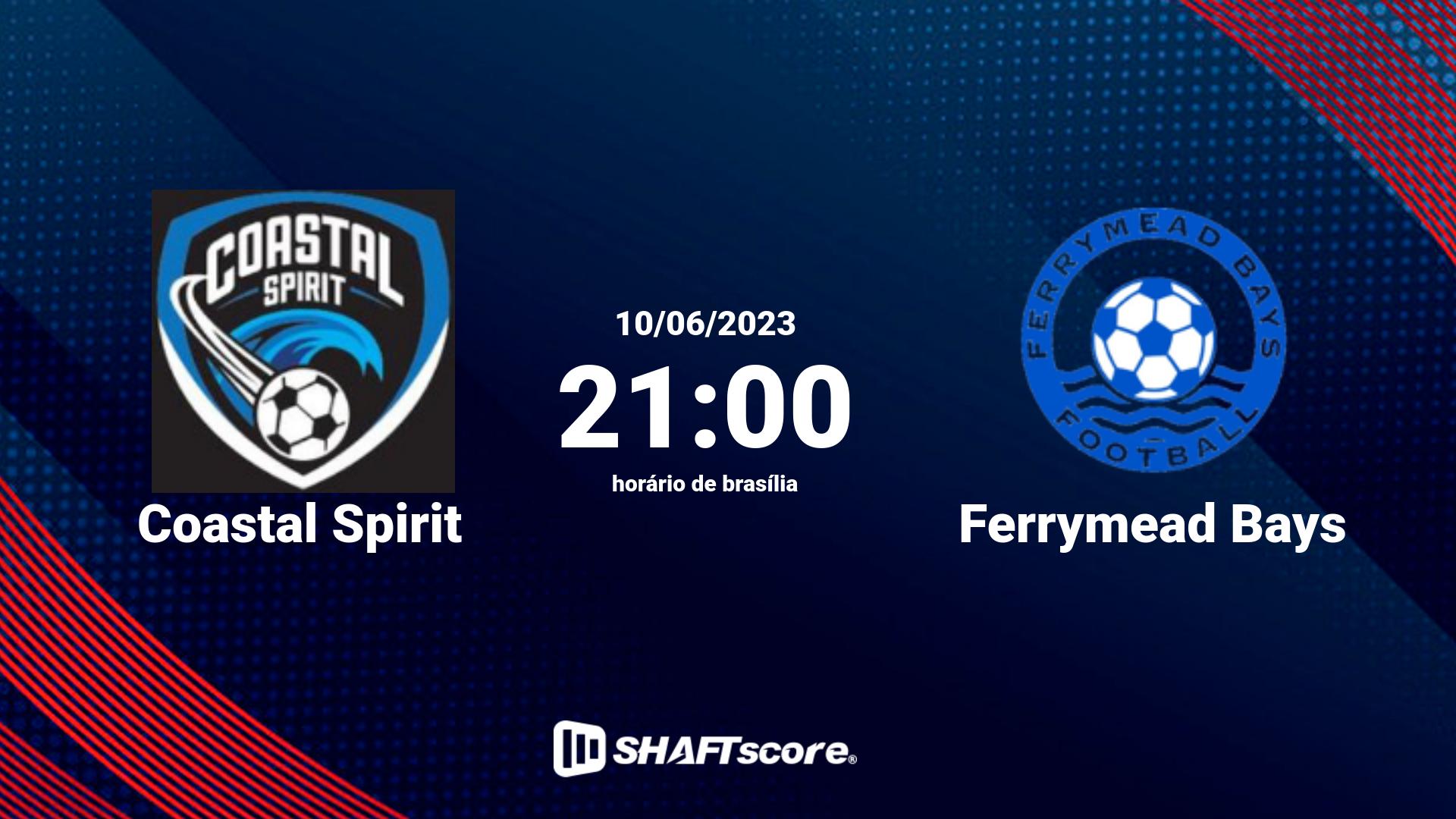 Estatísticas do jogo Coastal Spirit vs Ferrymead Bays 10.06 21:00