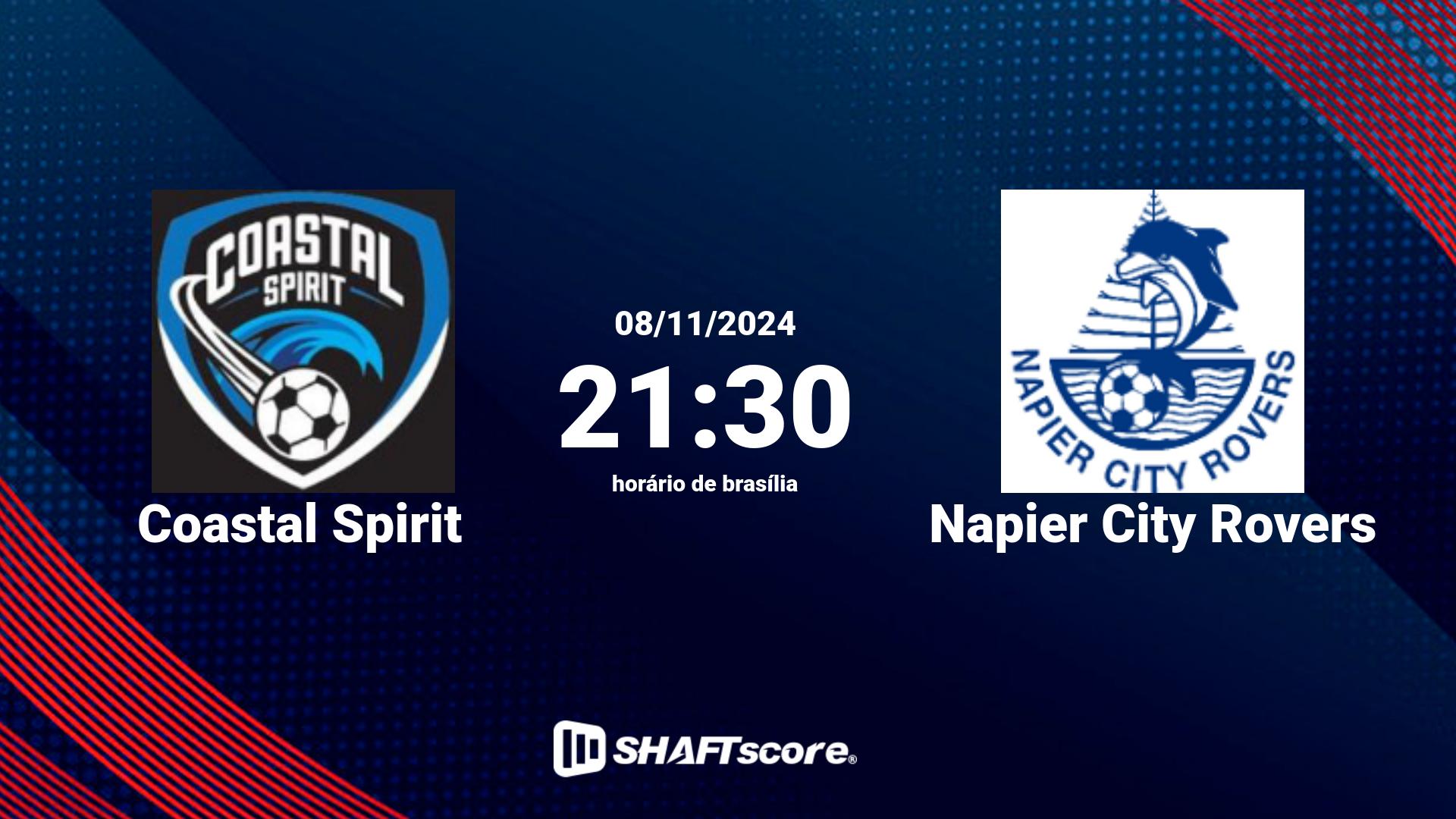 Estatísticas do jogo Coastal Spirit vs Napier City Rovers 08.11 21:30