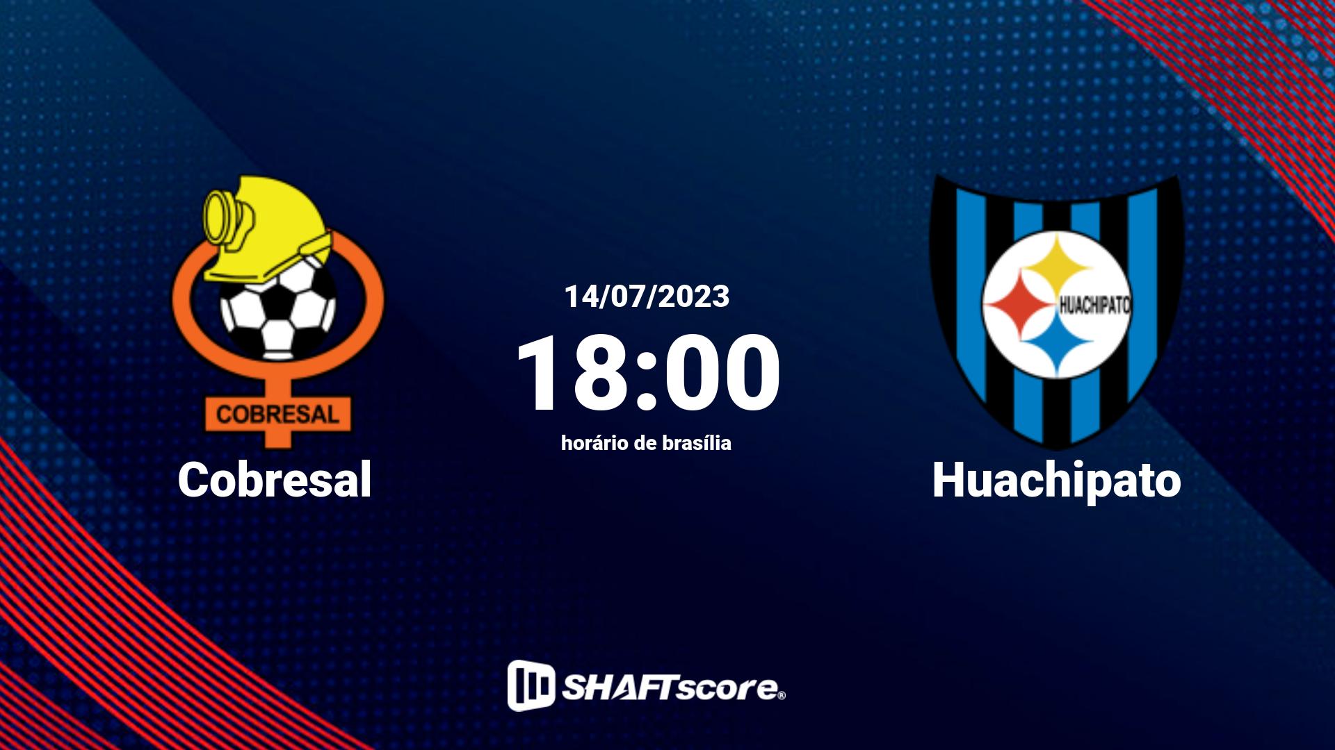 Estatísticas do jogo Cobresal vs Huachipato 14.07 18:00