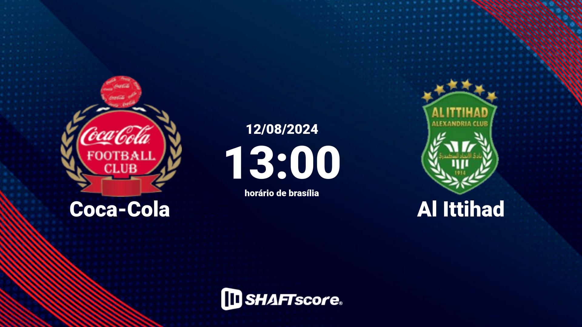 Estatísticas do jogo Coca-Cola vs Al Ittihad 12.08 13:00