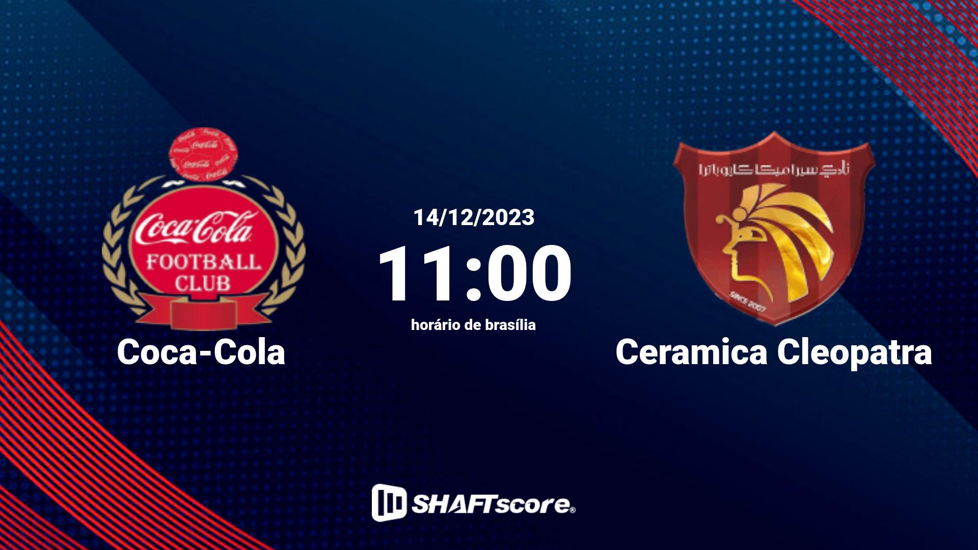 Estatísticas do jogo Coca-Cola vs Ceramica Cleopatra 14.12 11:00