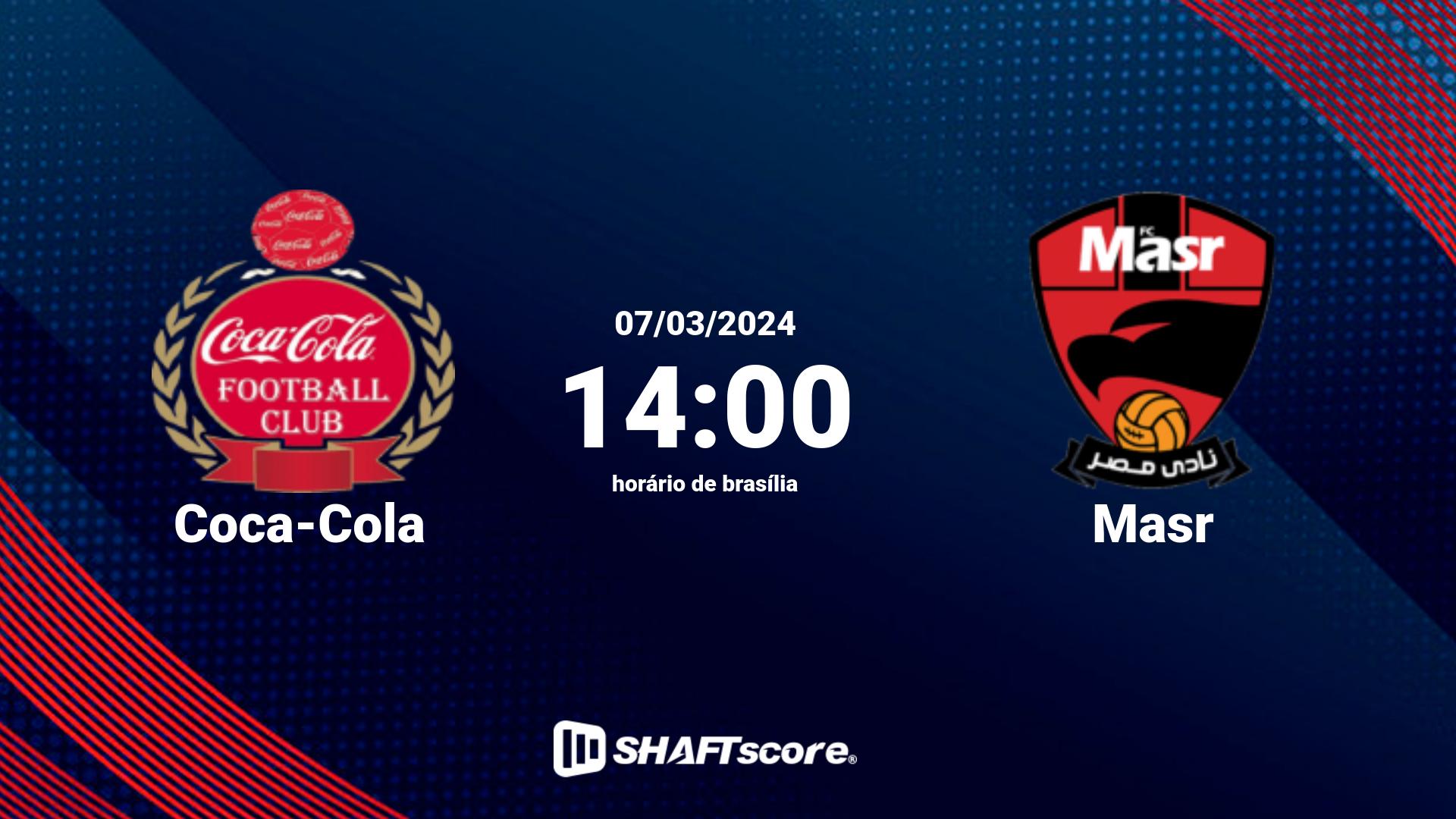 Estatísticas do jogo Coca-Cola vs Masr 07.03 14:00