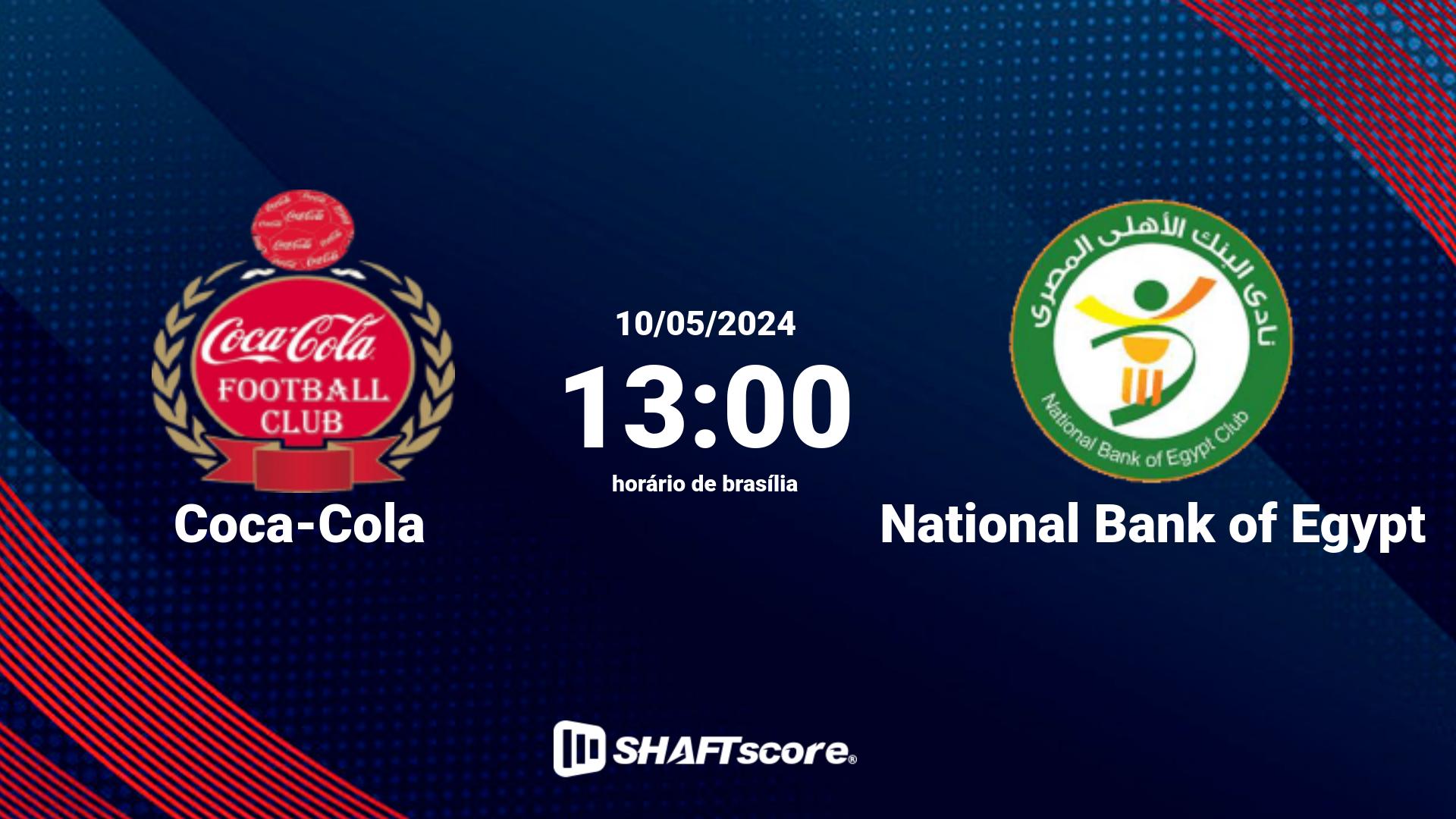 Estatísticas do jogo Coca-Cola vs National Bank of Egypt 10.05 13:00