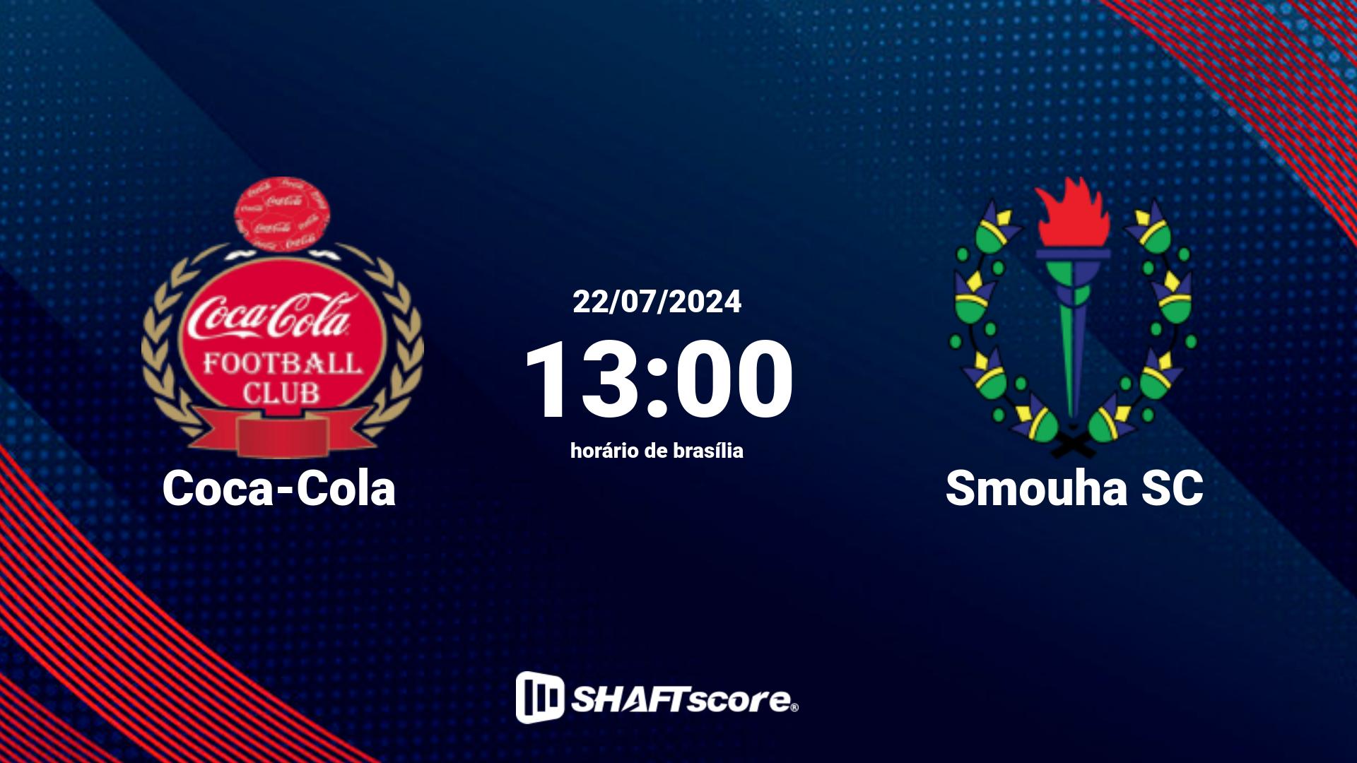 Estatísticas do jogo Coca-Cola vs Smouha SC 22.07 13:00