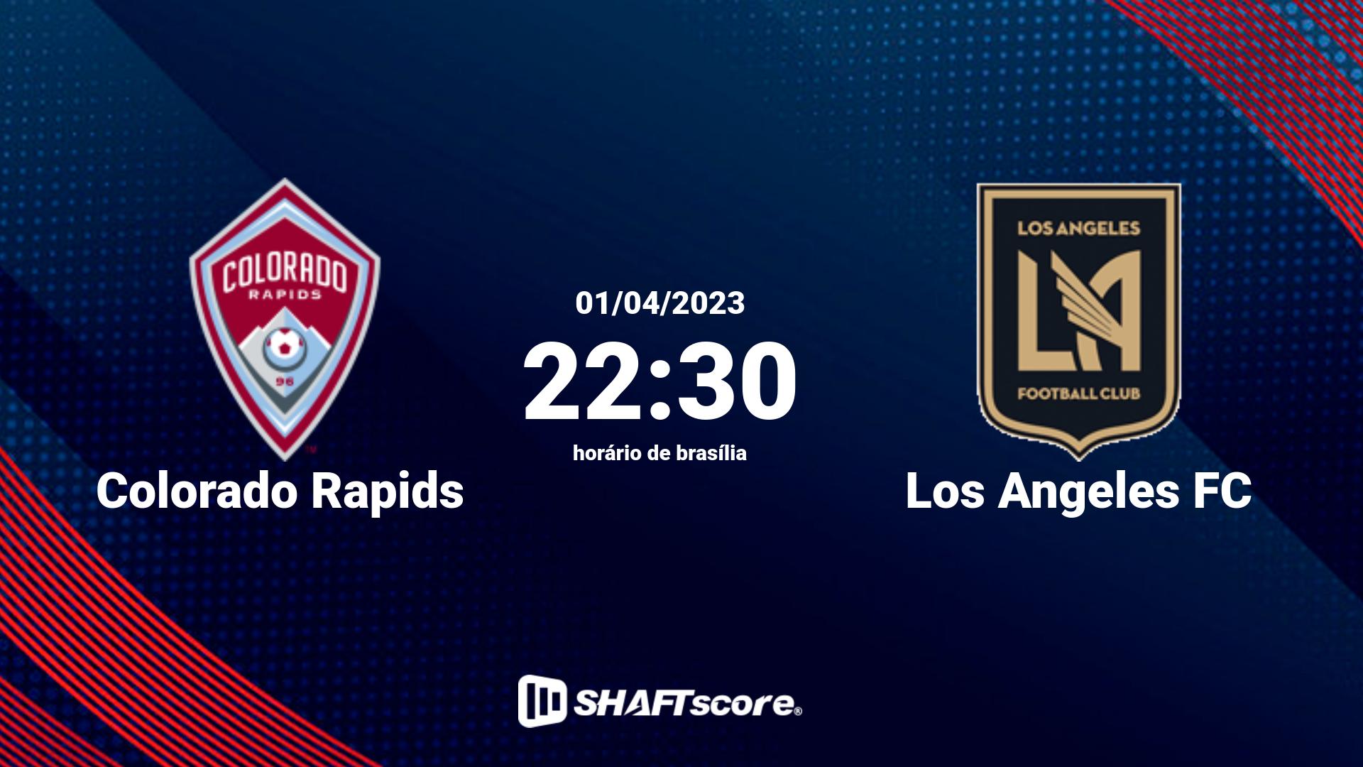 Estatísticas do jogo Colorado Rapids vs Los Angeles FC 01.04 22:30
