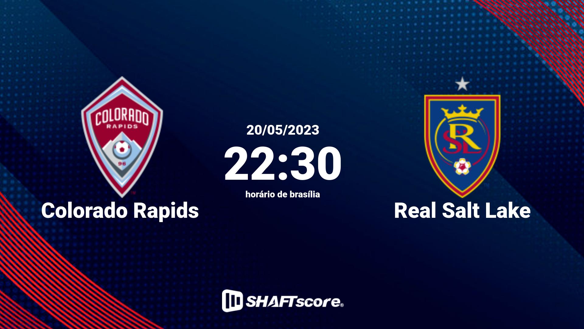 Estatísticas do jogo Colorado Rapids vs Real Salt Lake 20.05 22:30