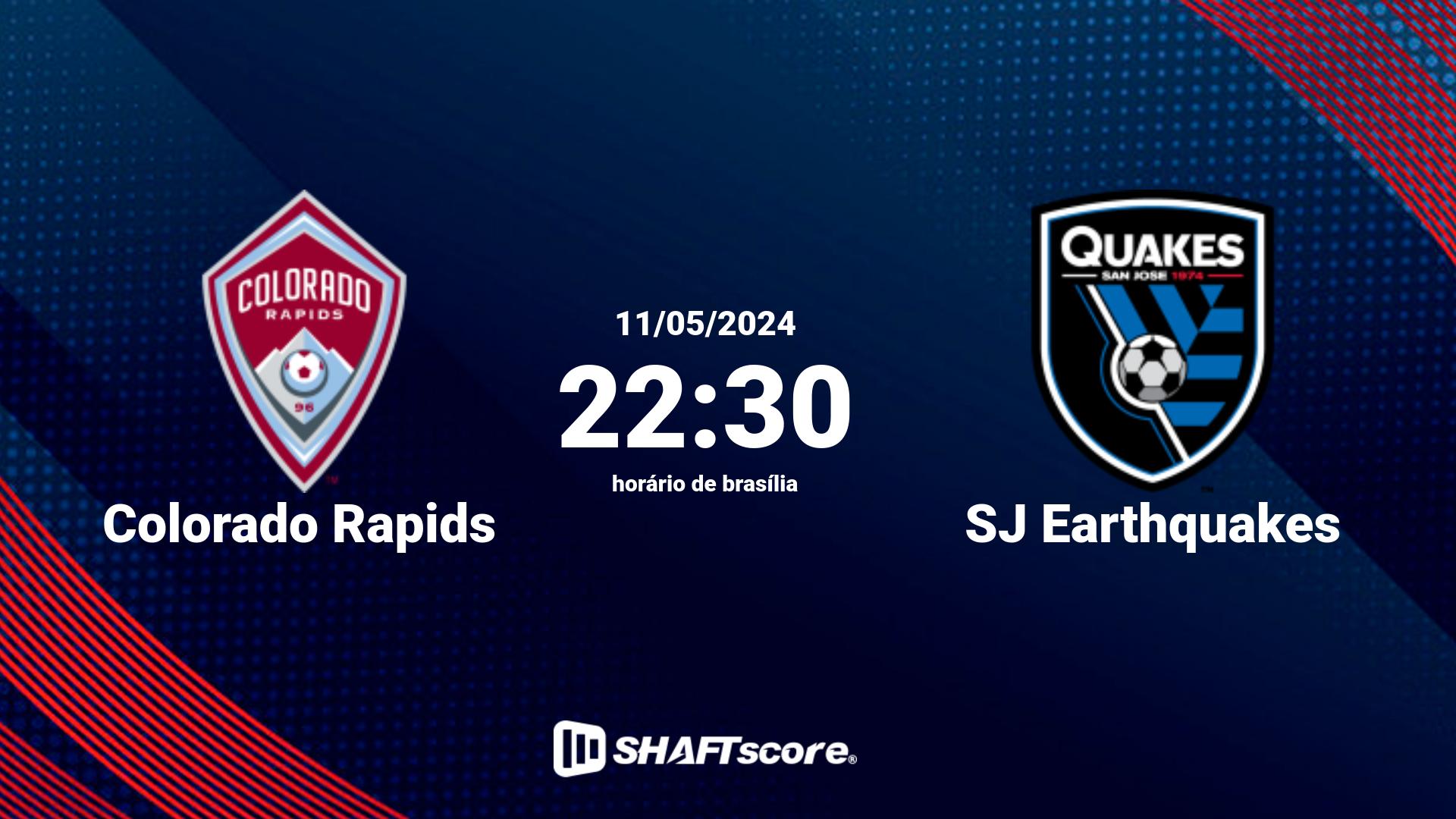 Estatísticas do jogo Colorado Rapids vs SJ Earthquakes 11.05 22:30