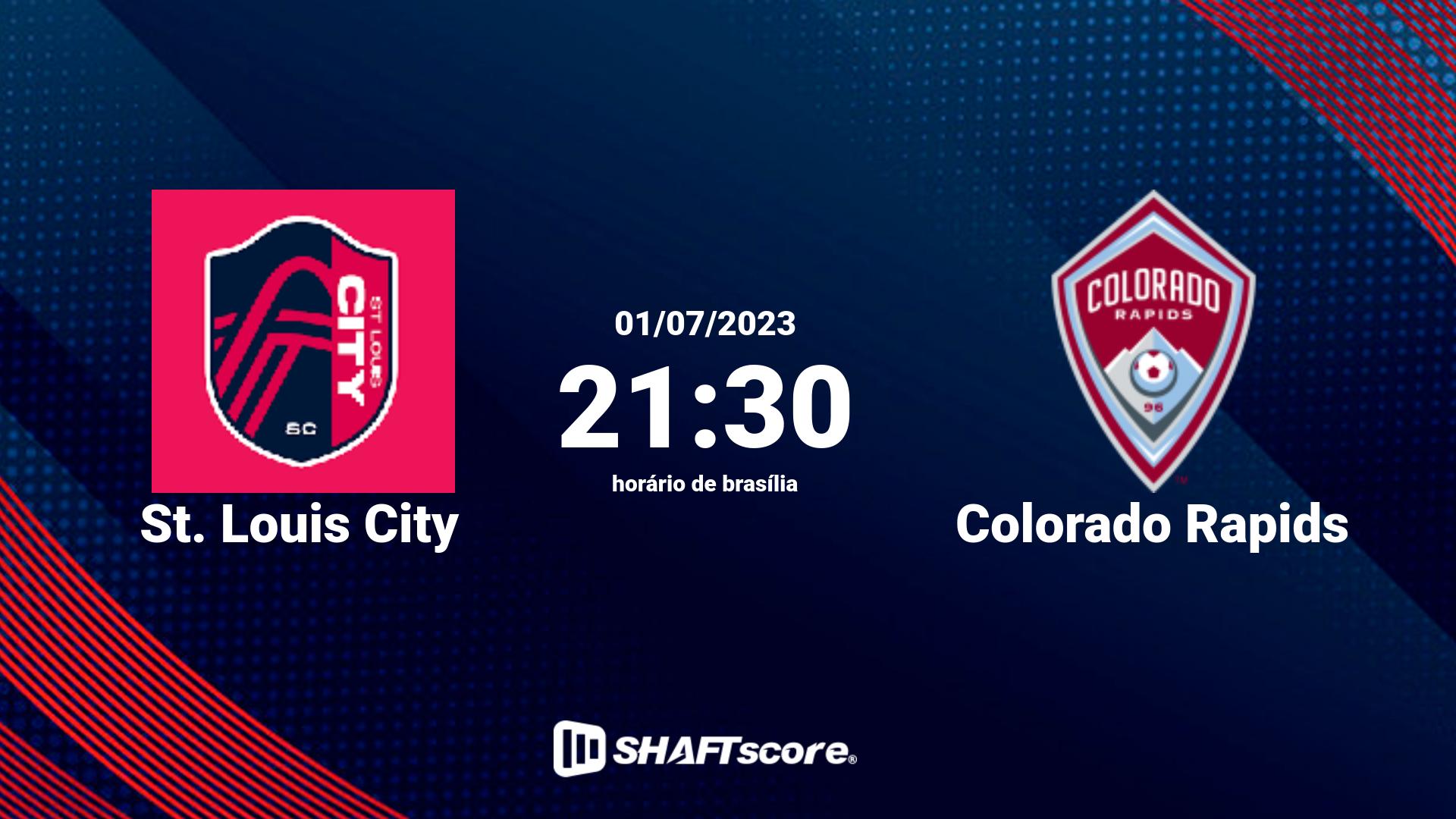 Estatísticas do jogo Colorado Rapids vs St. Louis City 07.07 22:30