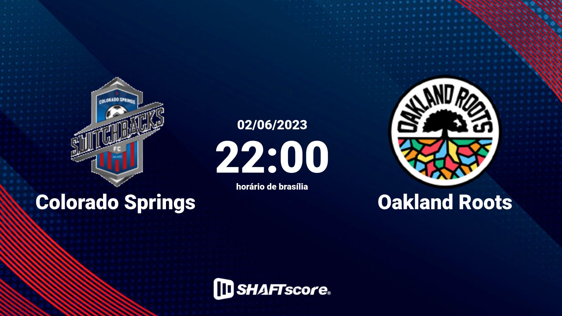 Estatísticas do jogo Colorado Springs vs Oakland Roots 02.06 22:00