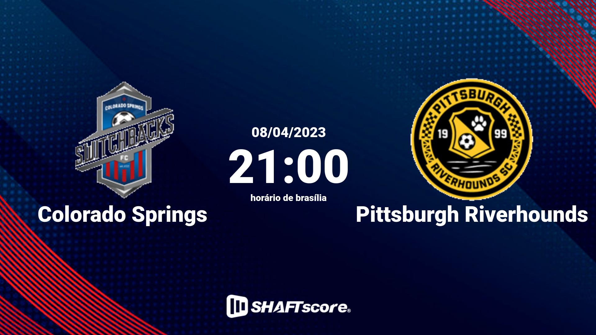 Estatísticas do jogo Colorado Springs vs Pittsburgh Riverhounds 08.04 21:00