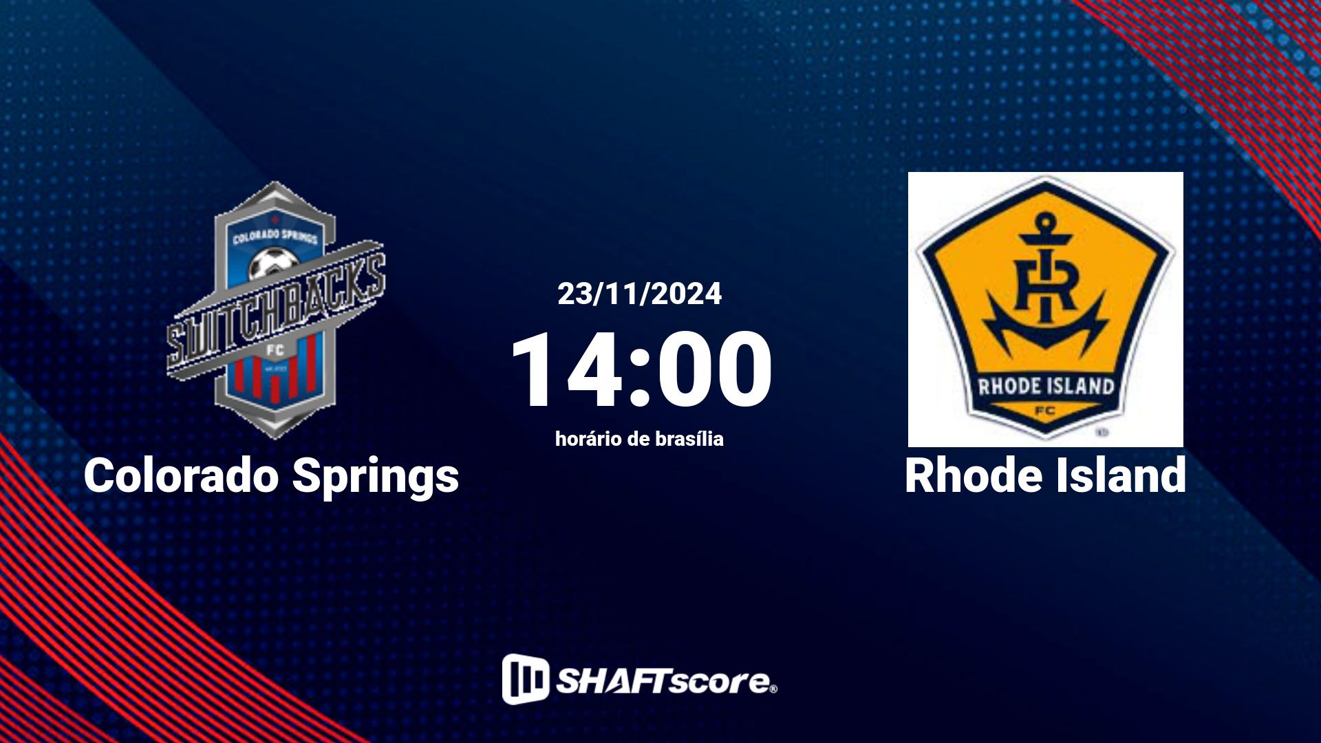 Estatísticas do jogo Colorado Springs vs Rhode Island 22.11 21:00