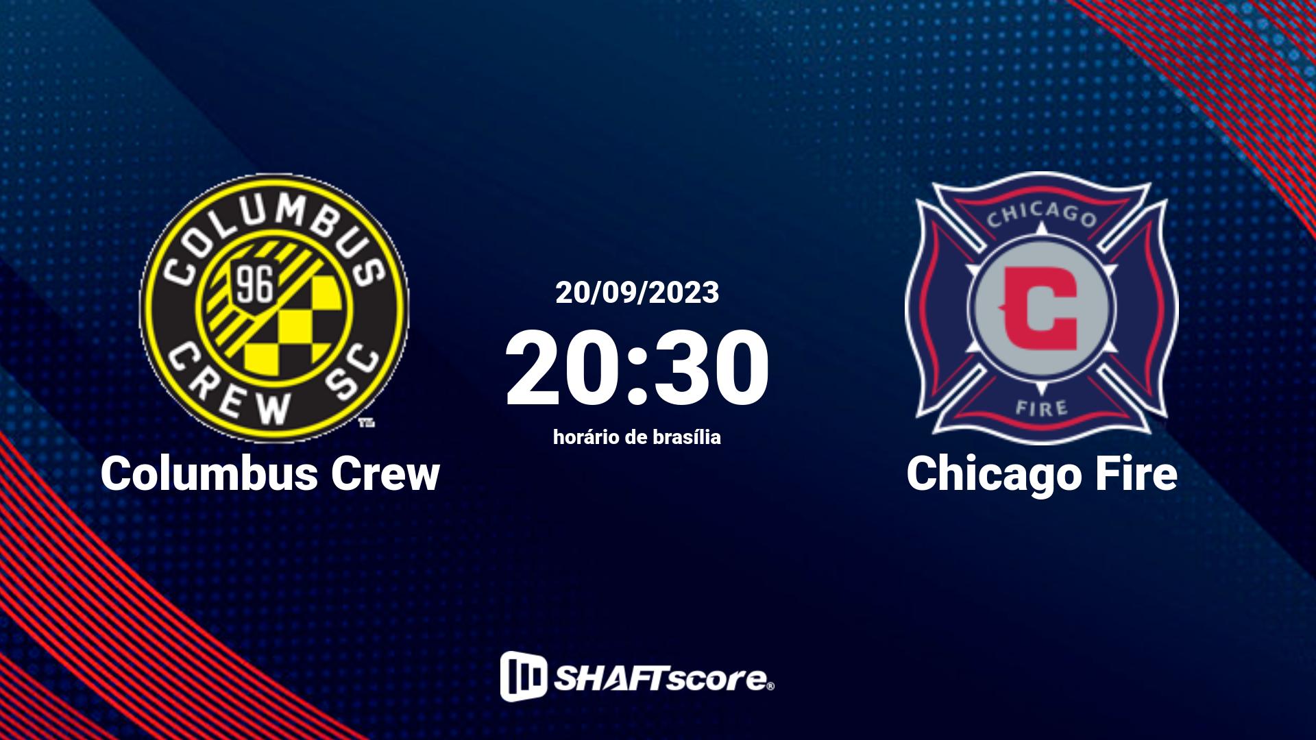 Estatísticas do jogo Columbus Crew vs Chicago Fire 20.09 20:30