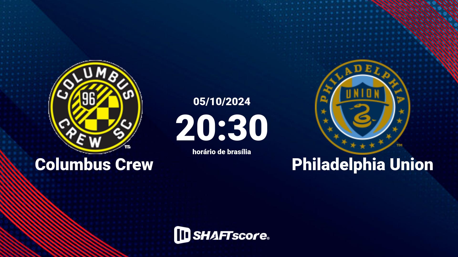 Estatísticas do jogo Columbus Crew vs Philadelphia Union 05.10 20:30