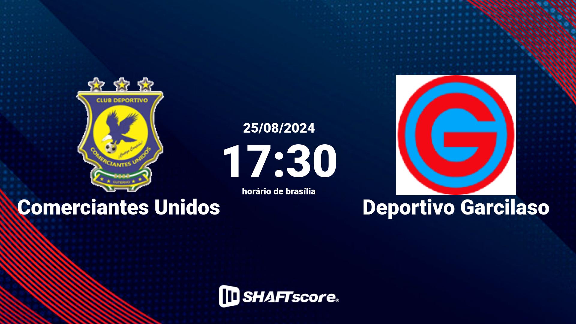 Estatísticas do jogo Comerciantes Unidos vs Deportivo Garcilaso 25.08 17:30