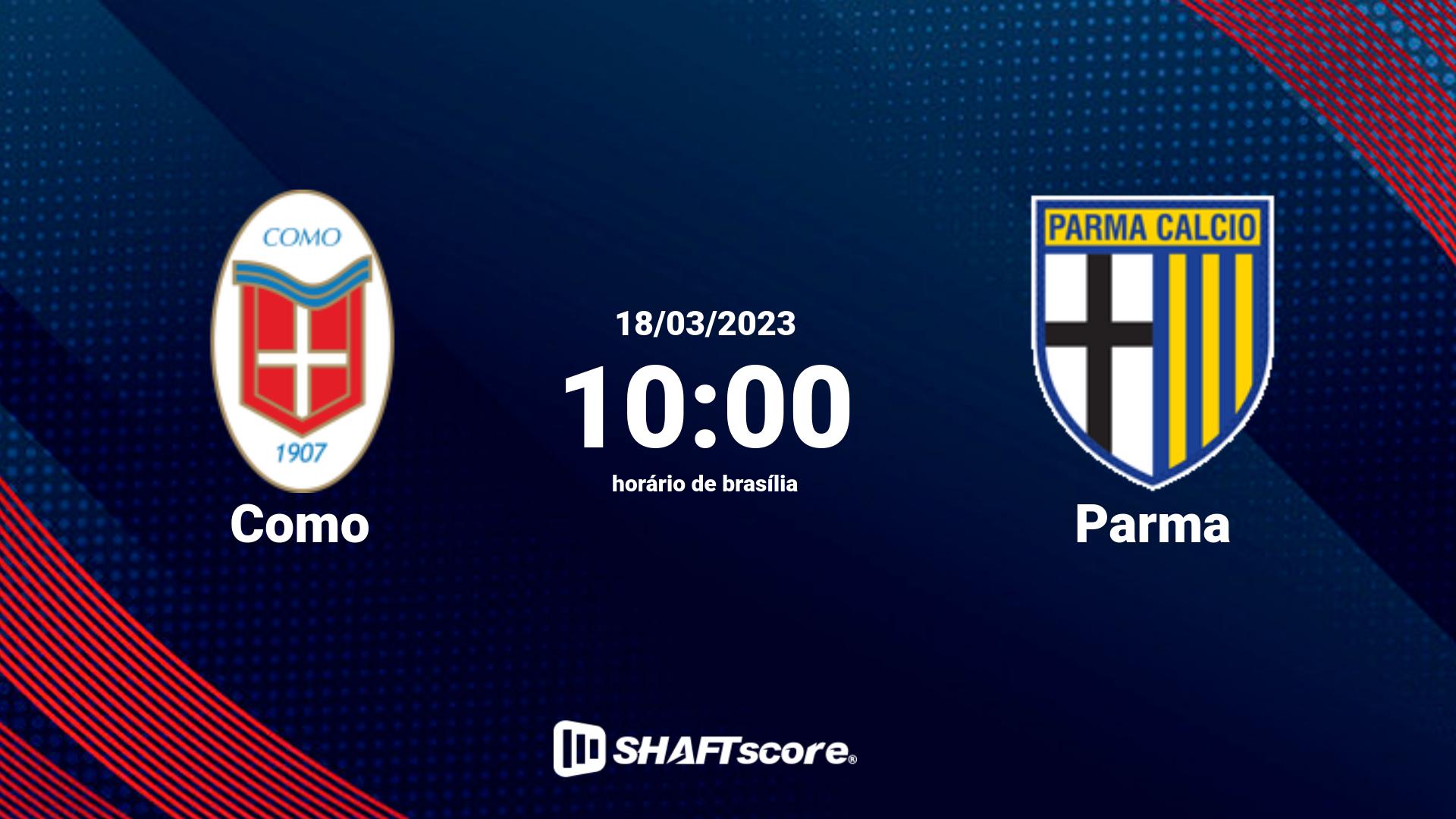 Estatísticas do jogo Como vs Parma 18.03 10:00