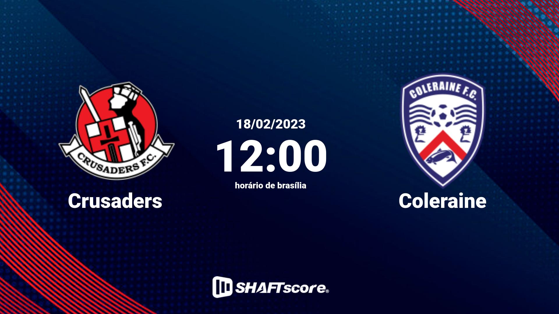 Estatísticas do jogo Crusaders vs Coleraine 18.02 12:00