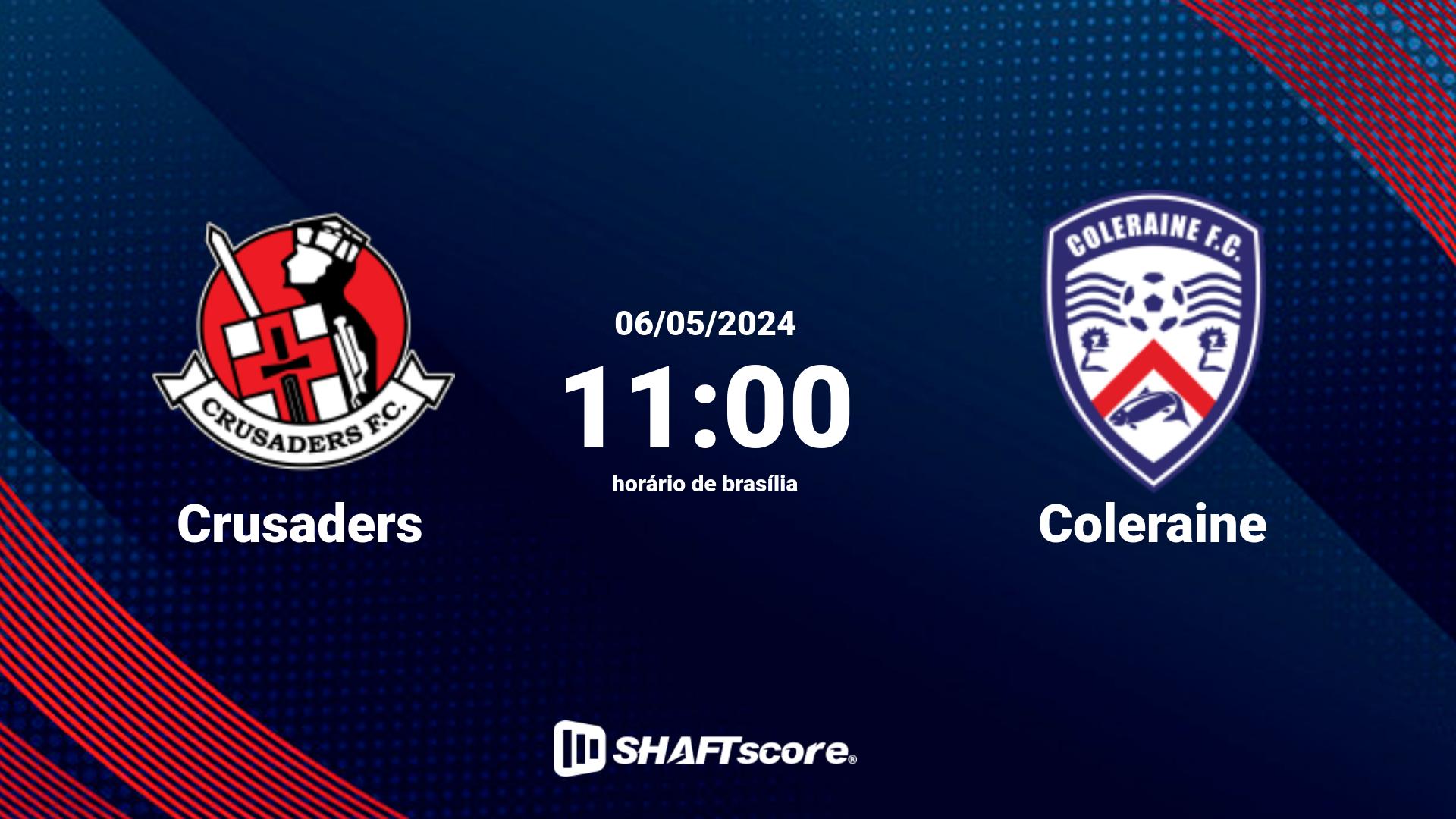 Estatísticas do jogo Crusaders vs Coleraine 06.05 11:00