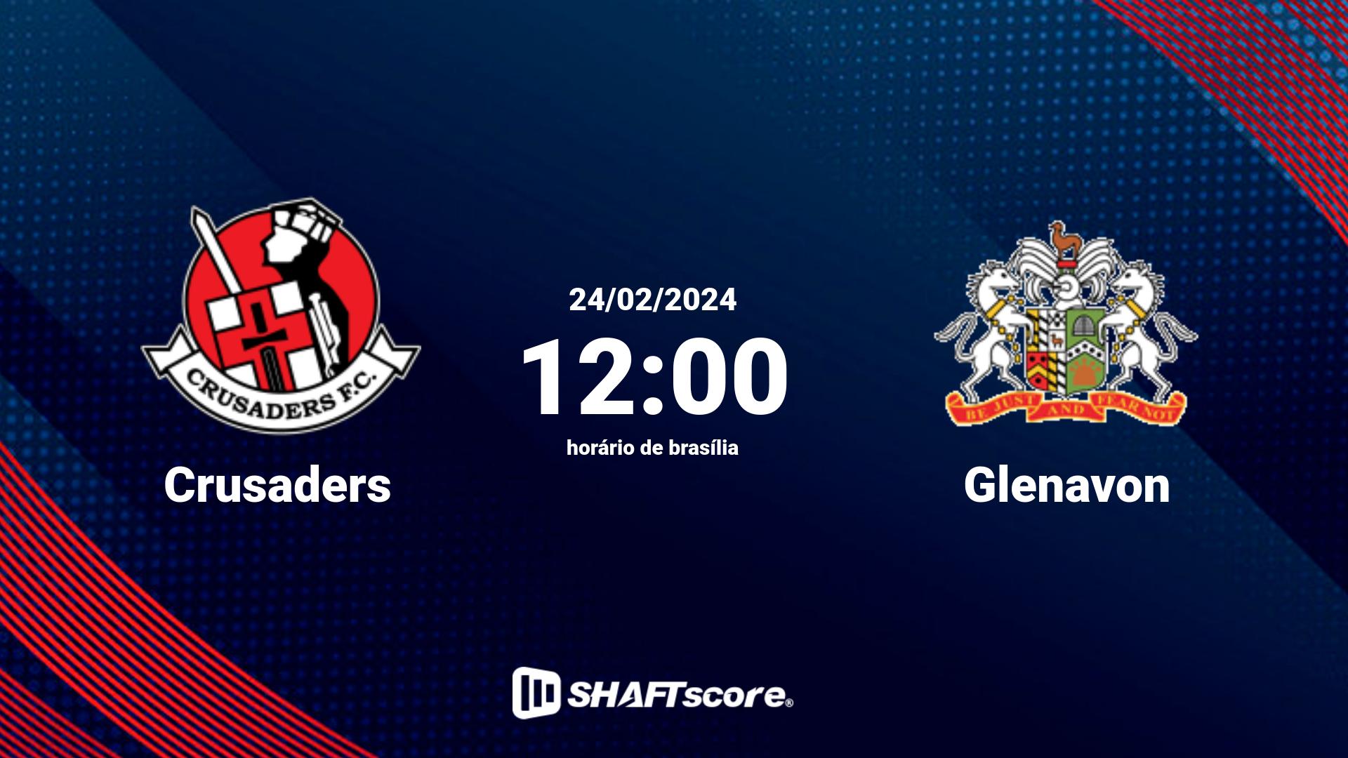 Estatísticas do jogo Crusaders vs Glenavon 24.02 12:00