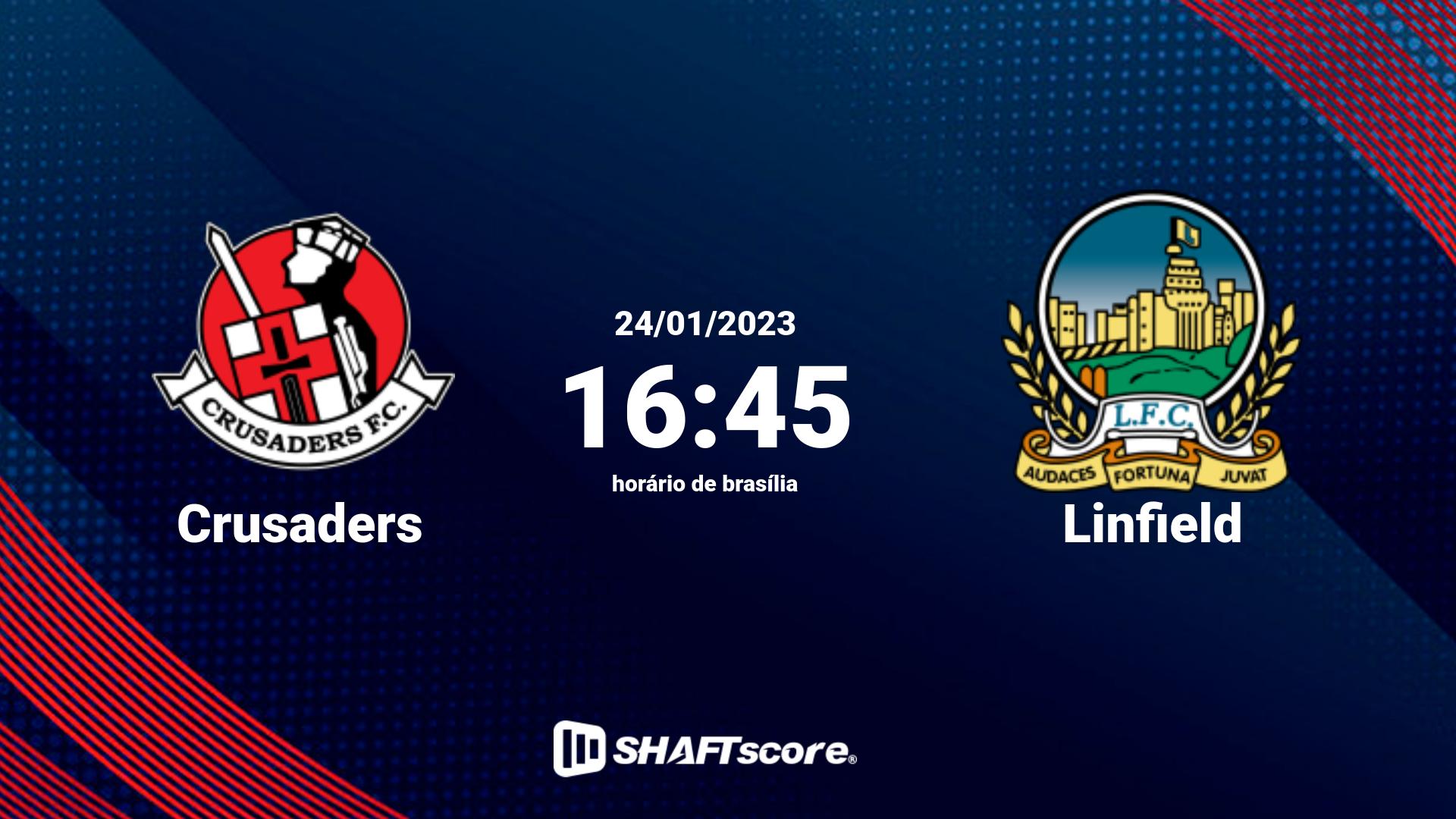 Estatísticas do jogo Crusaders vs Linfield 24.01 16:45