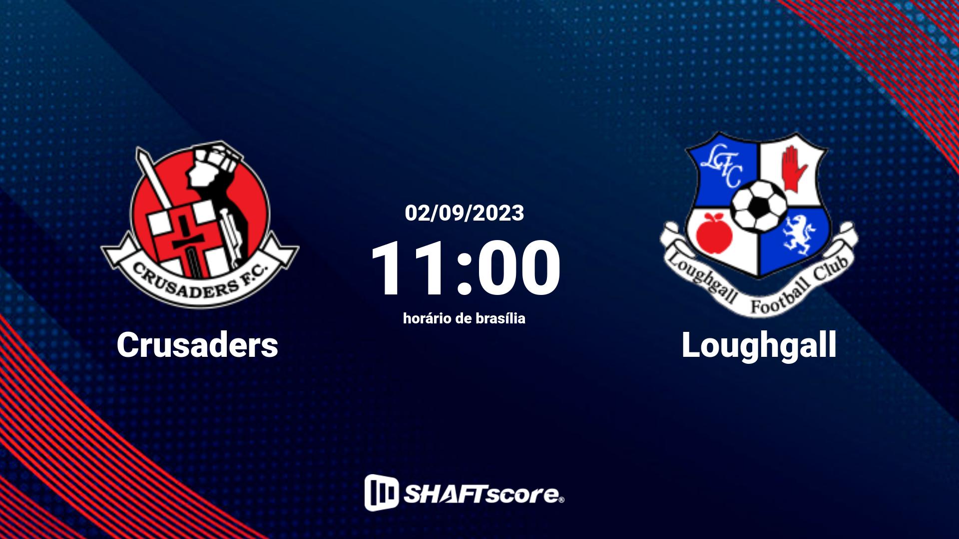 Estatísticas do jogo Crusaders vs Loughgall 02.09 11:00