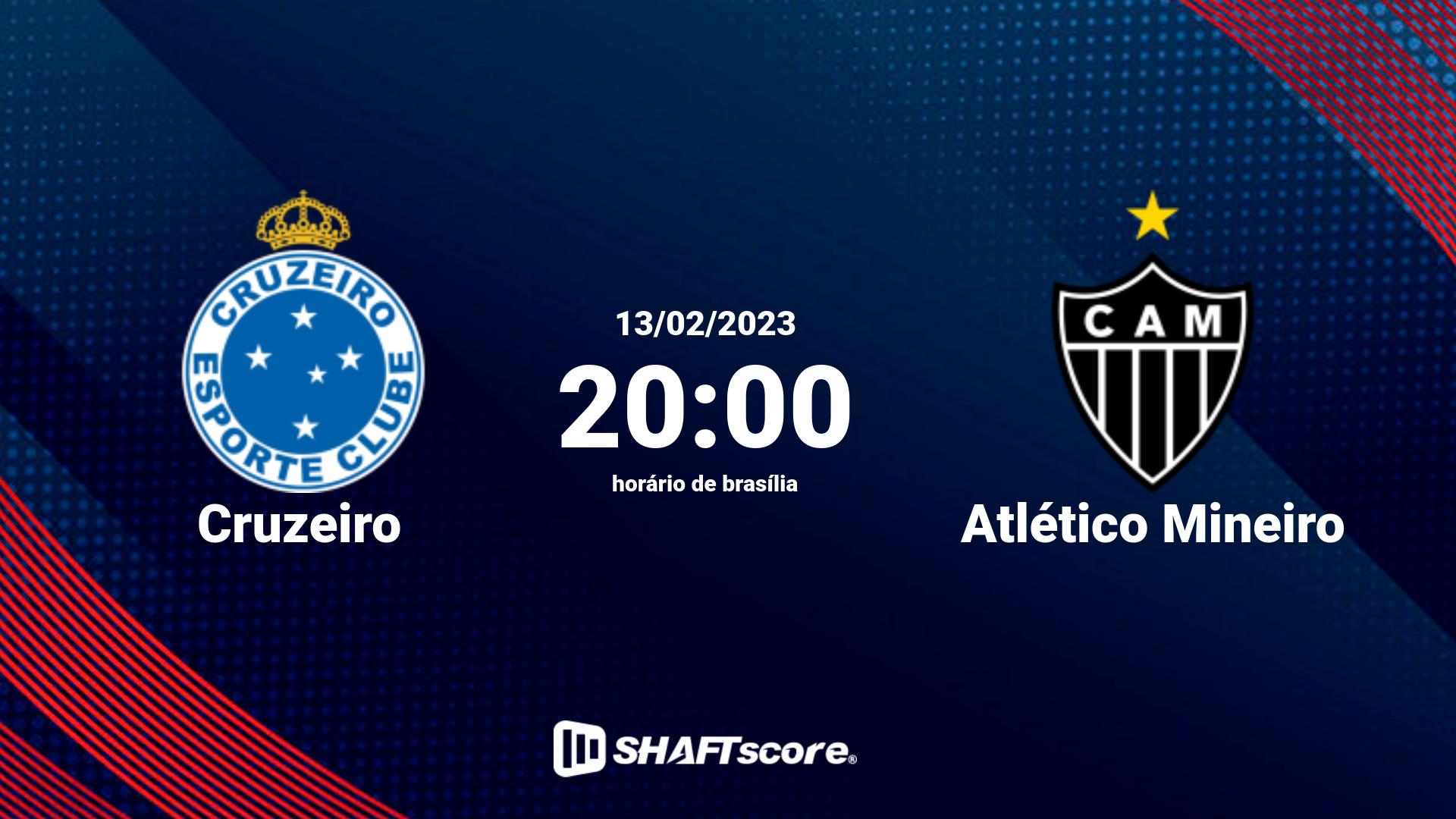 Estatísticas do jogo Cruzeiro vs Atlético Mineiro 13.02 20:00