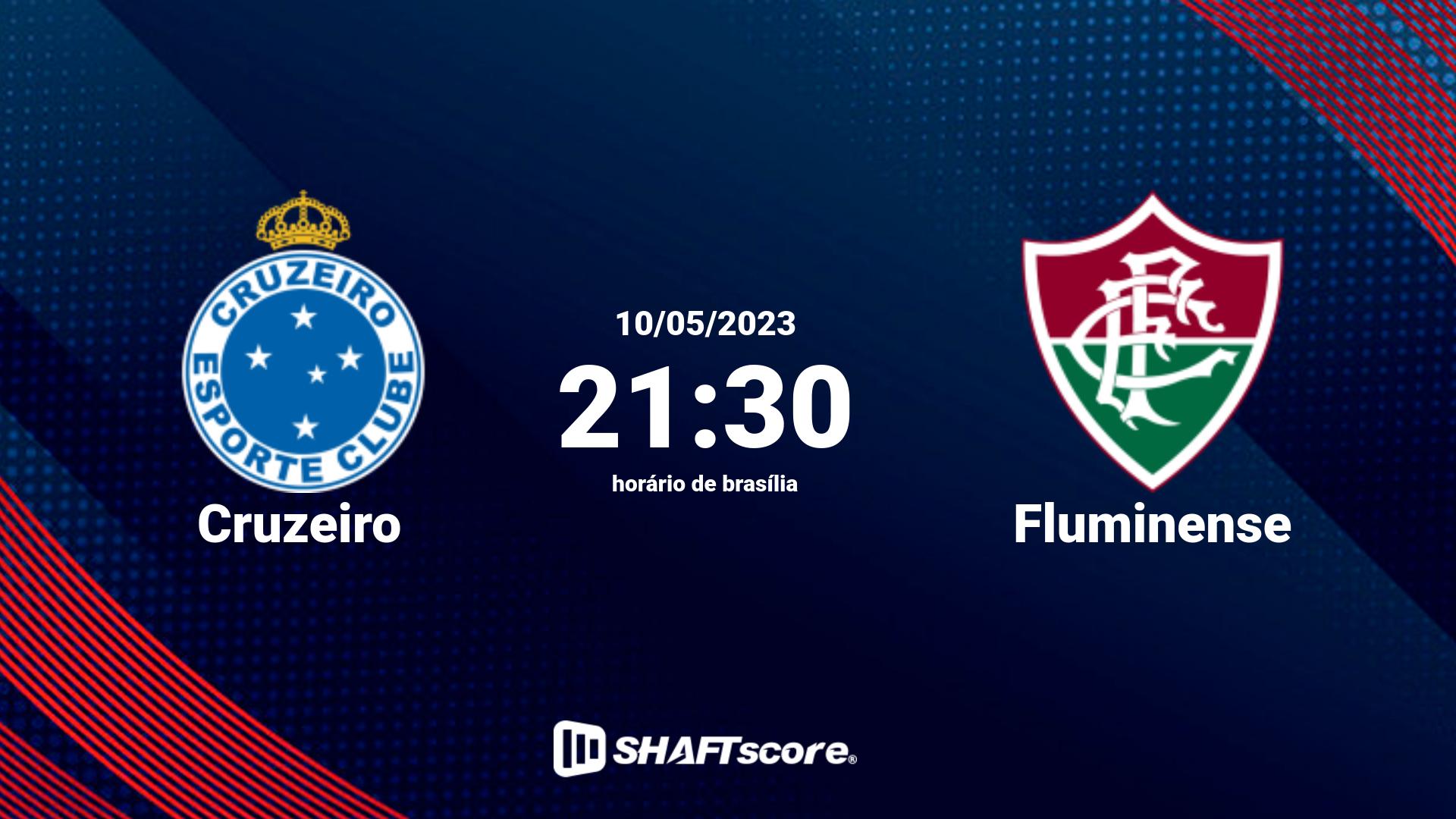 Estatísticas do jogo Cruzeiro vs Fluminense 10.05 21:30