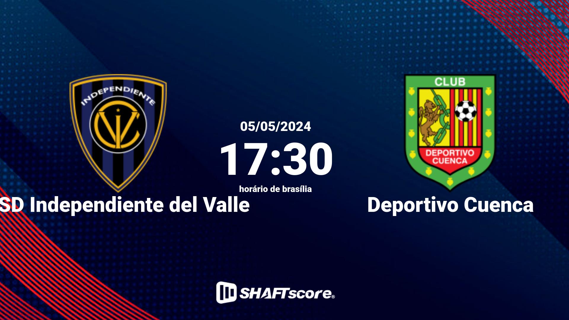 Estatísticas do jogo CSD Independiente del Valle vs Deportivo Cuenca 05.05 17:30