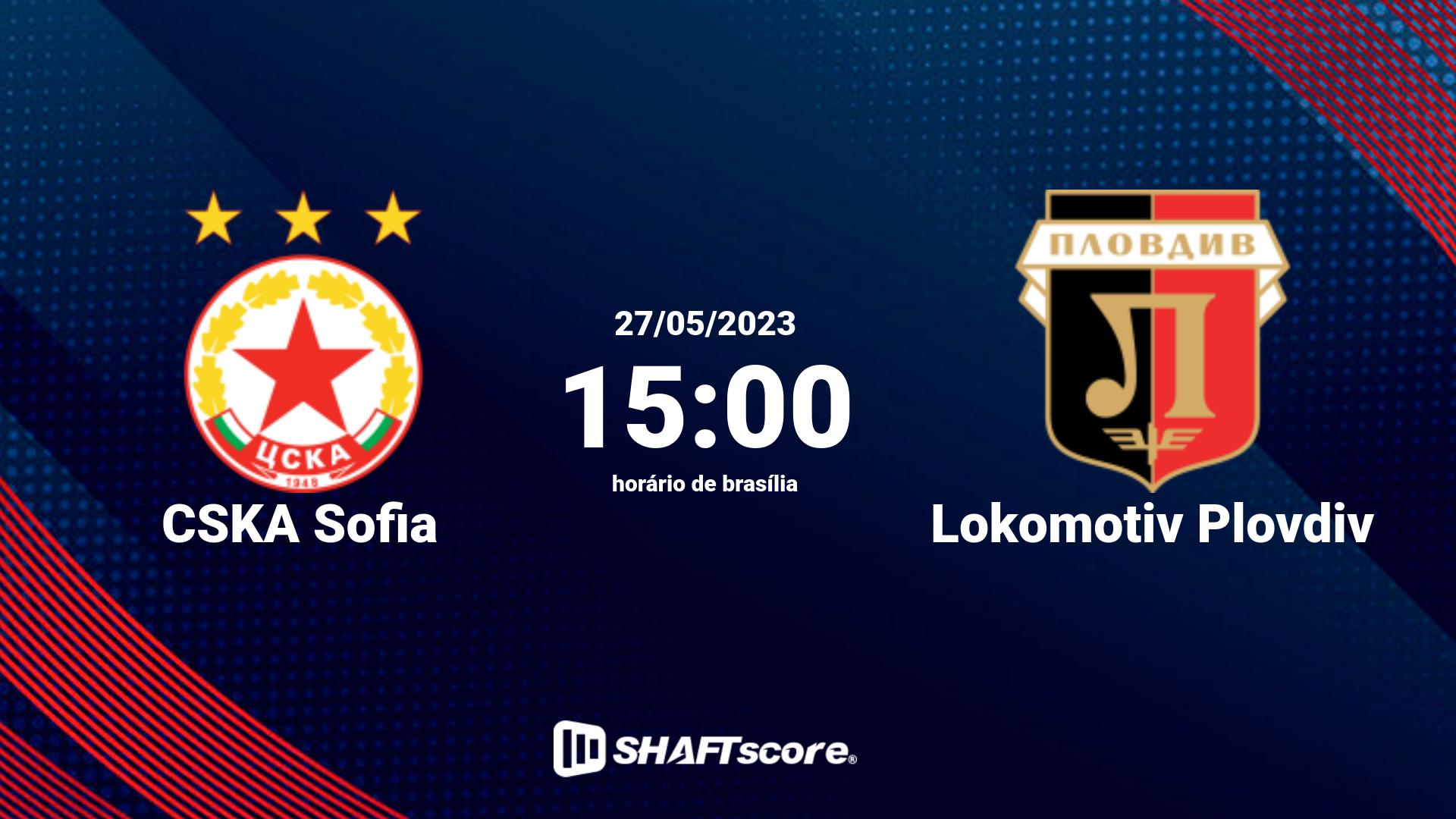 Estatísticas do jogo CSKA Sofia vs Lokomotiv Plovdiv 27.05 15:00