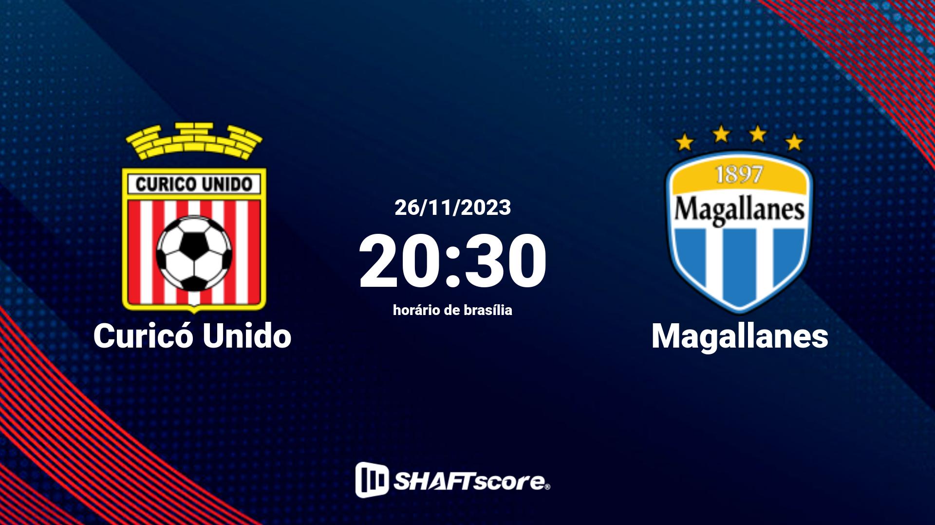 Estatísticas do jogo Curicó Unido vs Magallanes 26.11 20:30