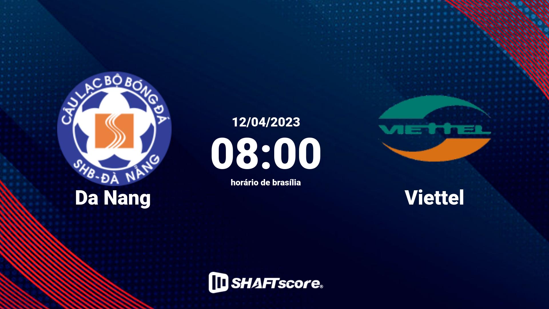 Estatísticas do jogo Da Nang vs Viettel 12.04 08:00